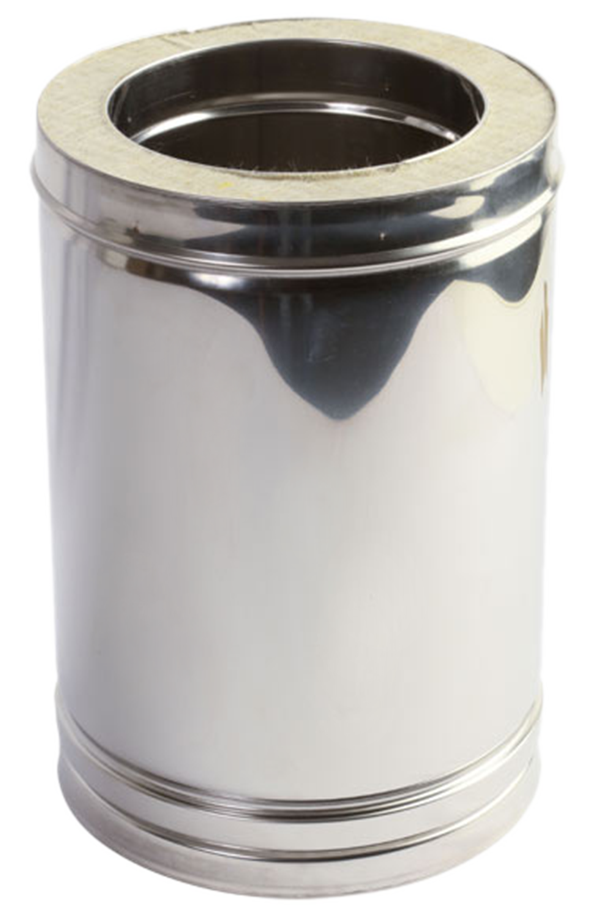 Tubo para estufas de leña dp aislado 316l/304 290mm ø250 inox