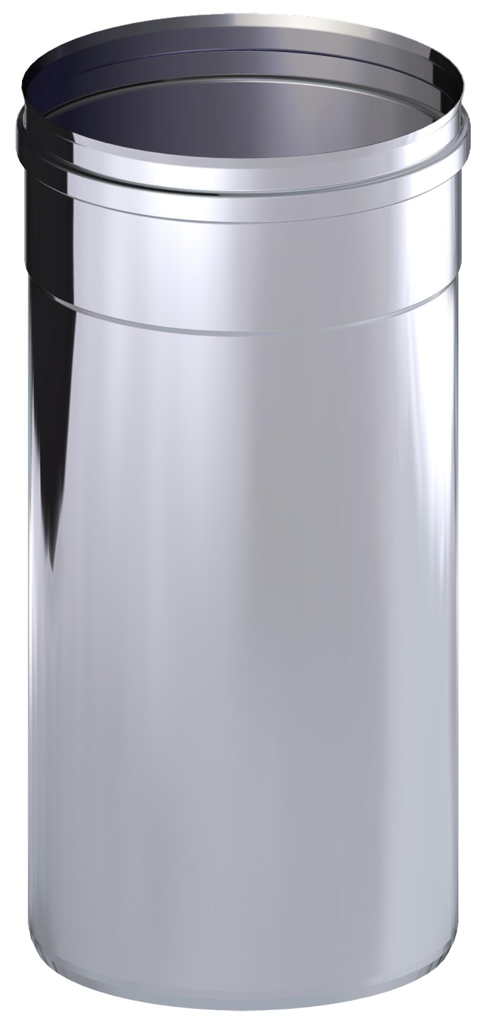 Tubo extensible para estufa de leña sw 304 65/205 ø125 inox