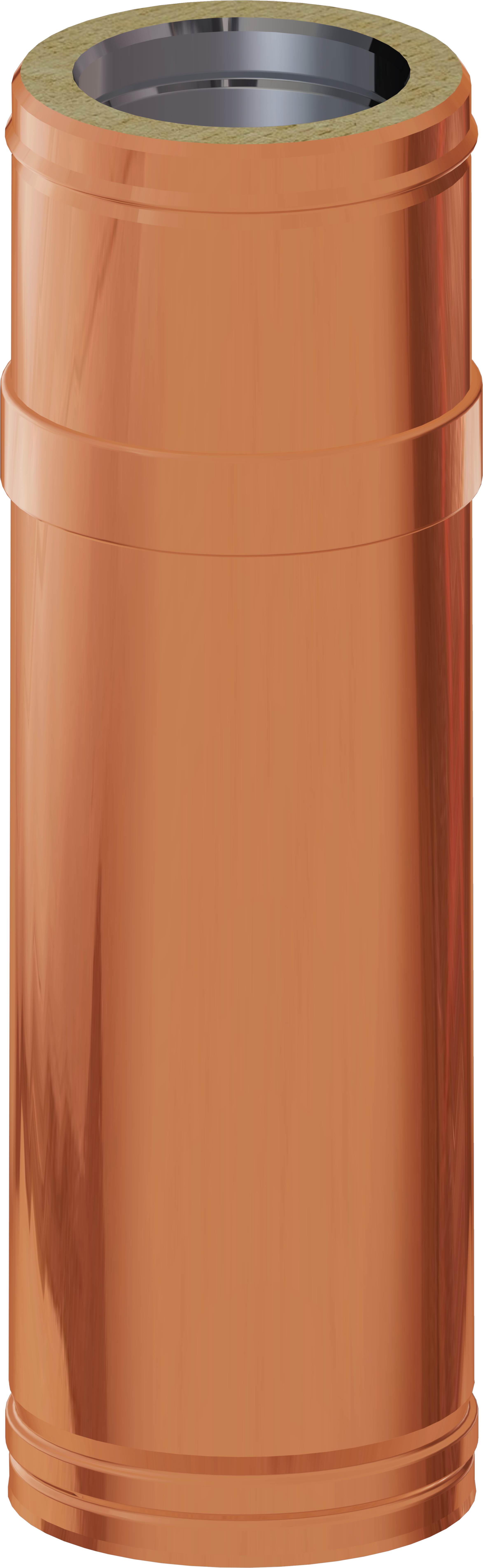 Mod.extens. largo dn250 aisi 316l/cobre dp