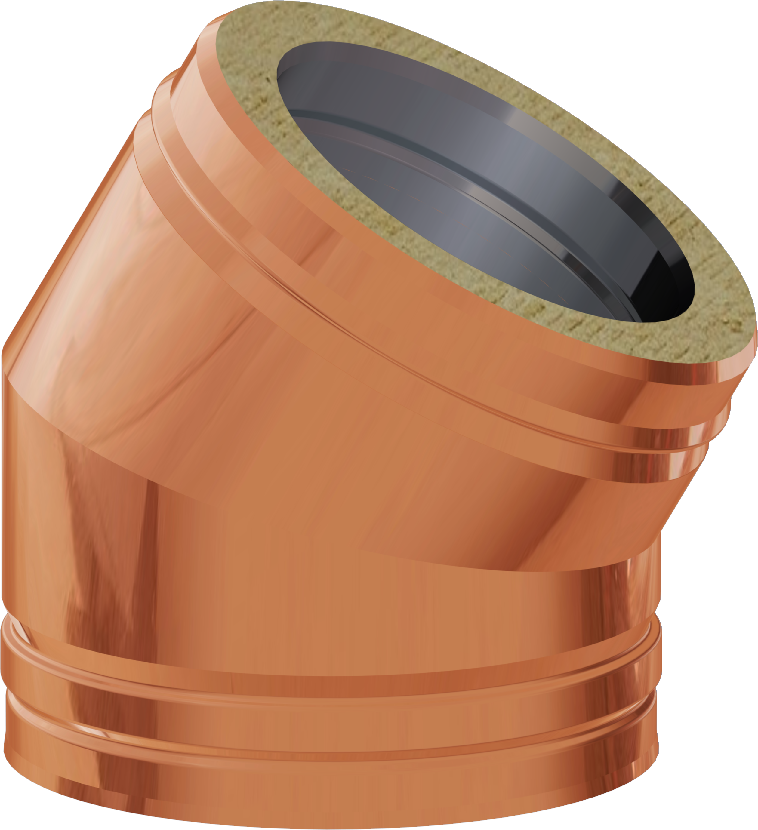 Codo 30º dn175 aisi 316l/cobre dp