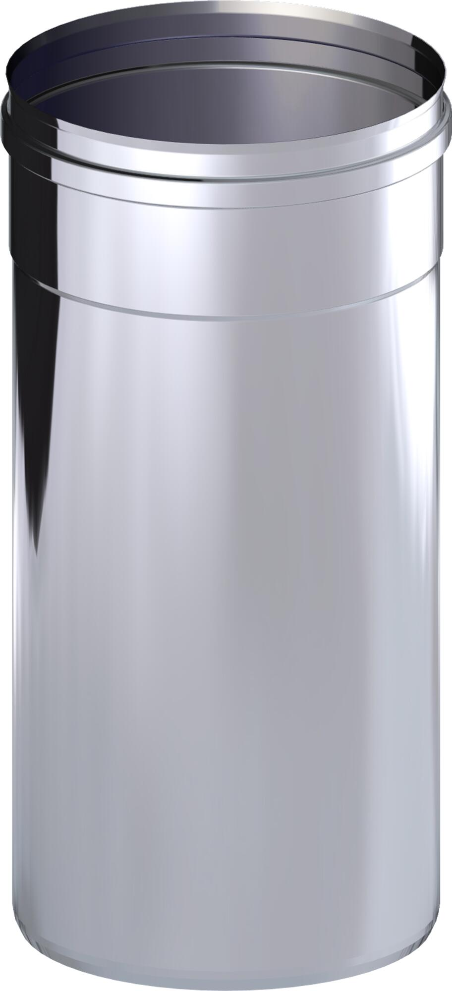 Tubo extensible para estufa de leña sw 316l 65/205 ø125 inox