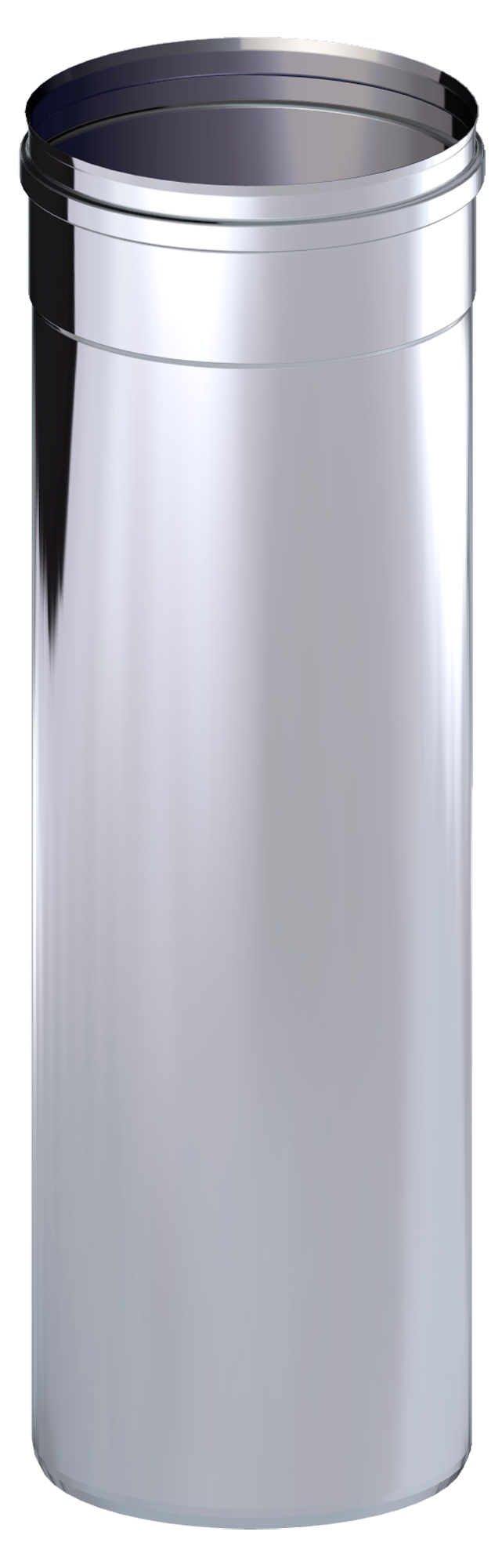 Tubo extensible para estufa de leña sw 316l 65/375 ø125 inox