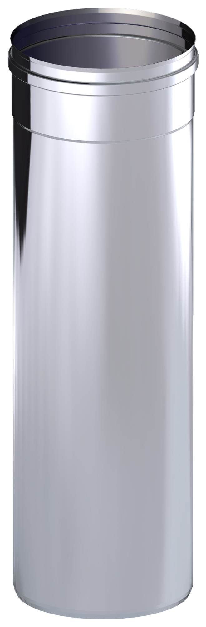Tubo extensible para estufa de leña sw 304 65/375 ø125 inox