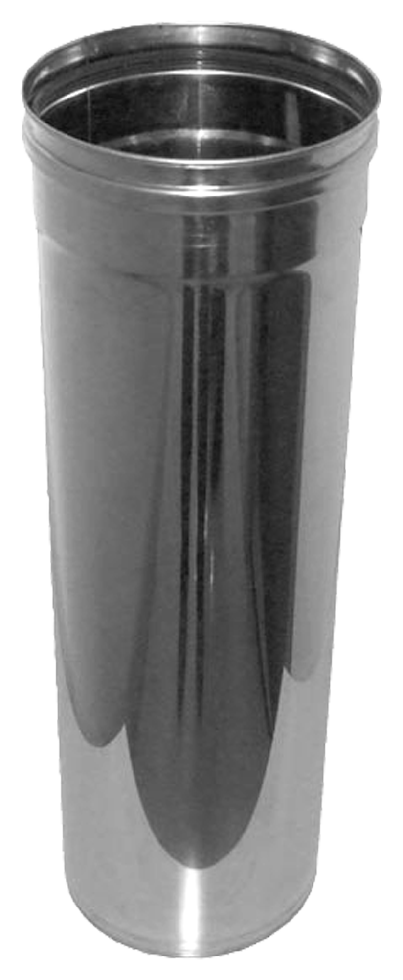 Tubo extensible para estufa de leña sw 304 65/375 ø150 inox