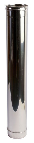 Tubo para estufas de leña sw 304 930mm ø201 inox