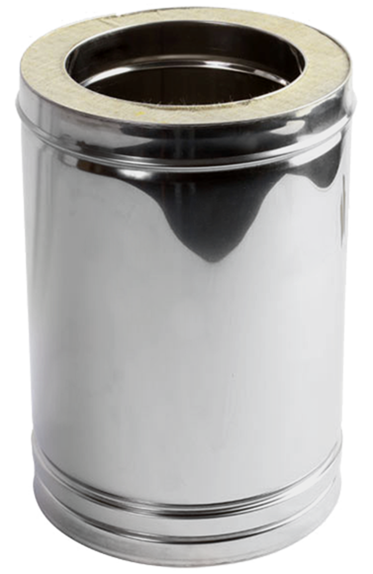 Tubo para estufas de leña dp aislado 304/304 290mm ø250 inox