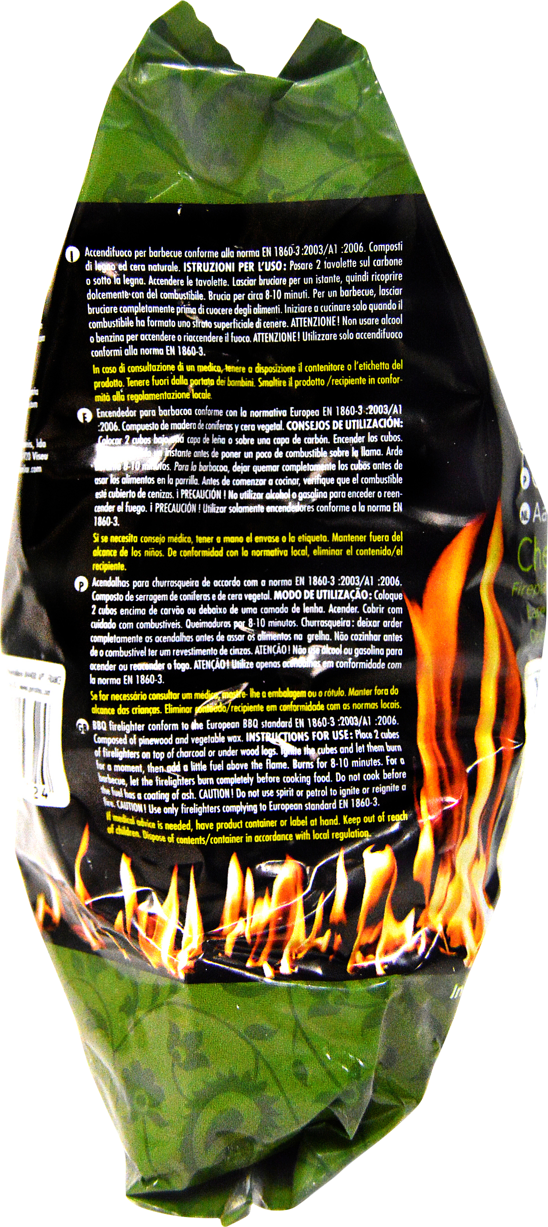 Cubos de encendido SANEAPLAST saco 72 unidades - 6