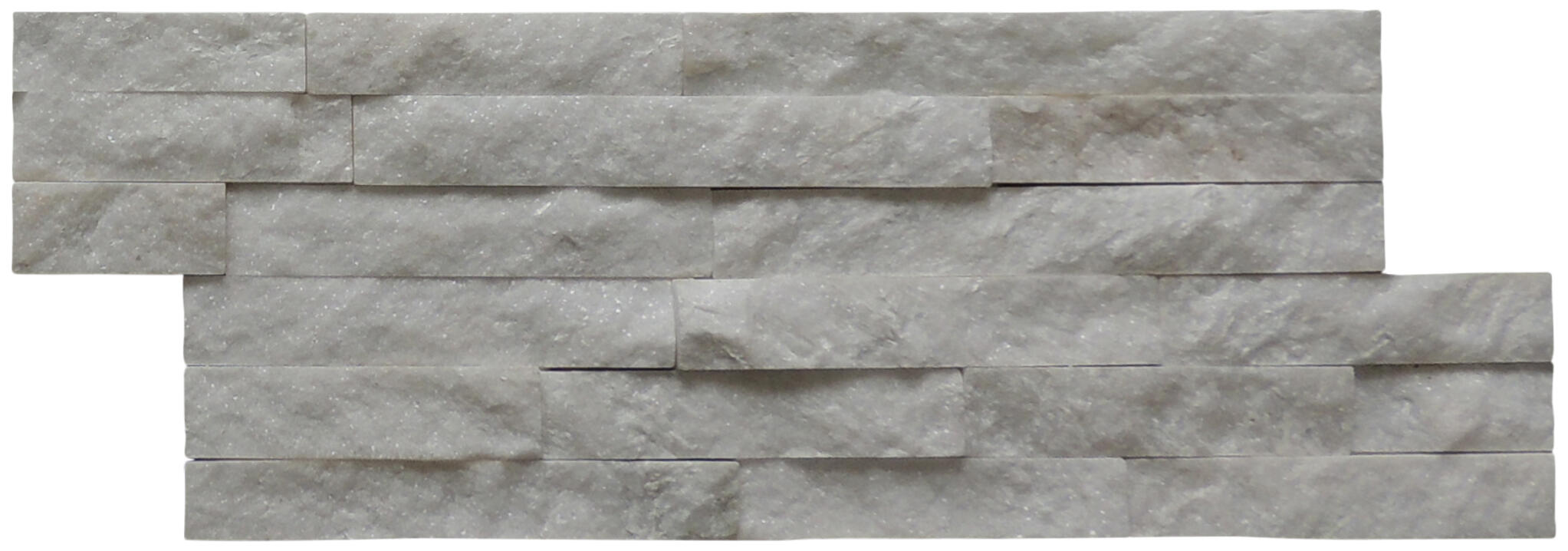 Revestimiento de piedra natural PETRA blanca 15x40 cm - 2