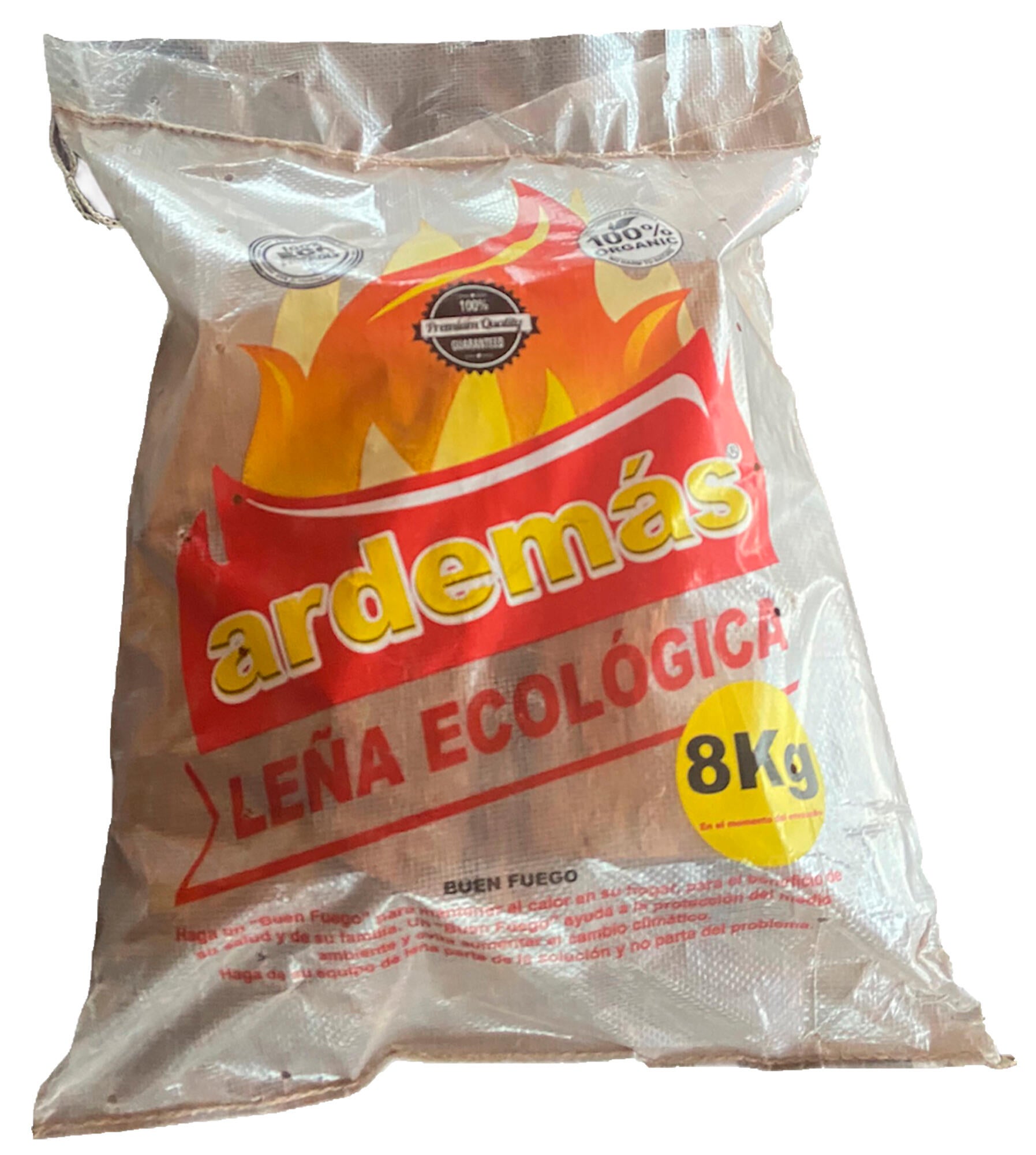 Saco de leña caryse de 8 kg