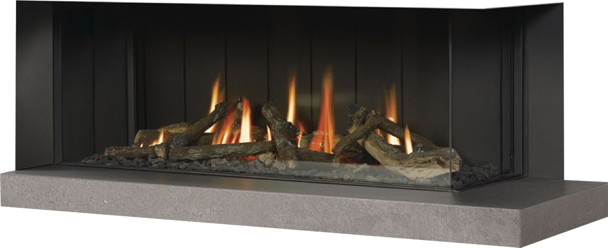 Chimenea de gas propano hergom mg 100/38 i