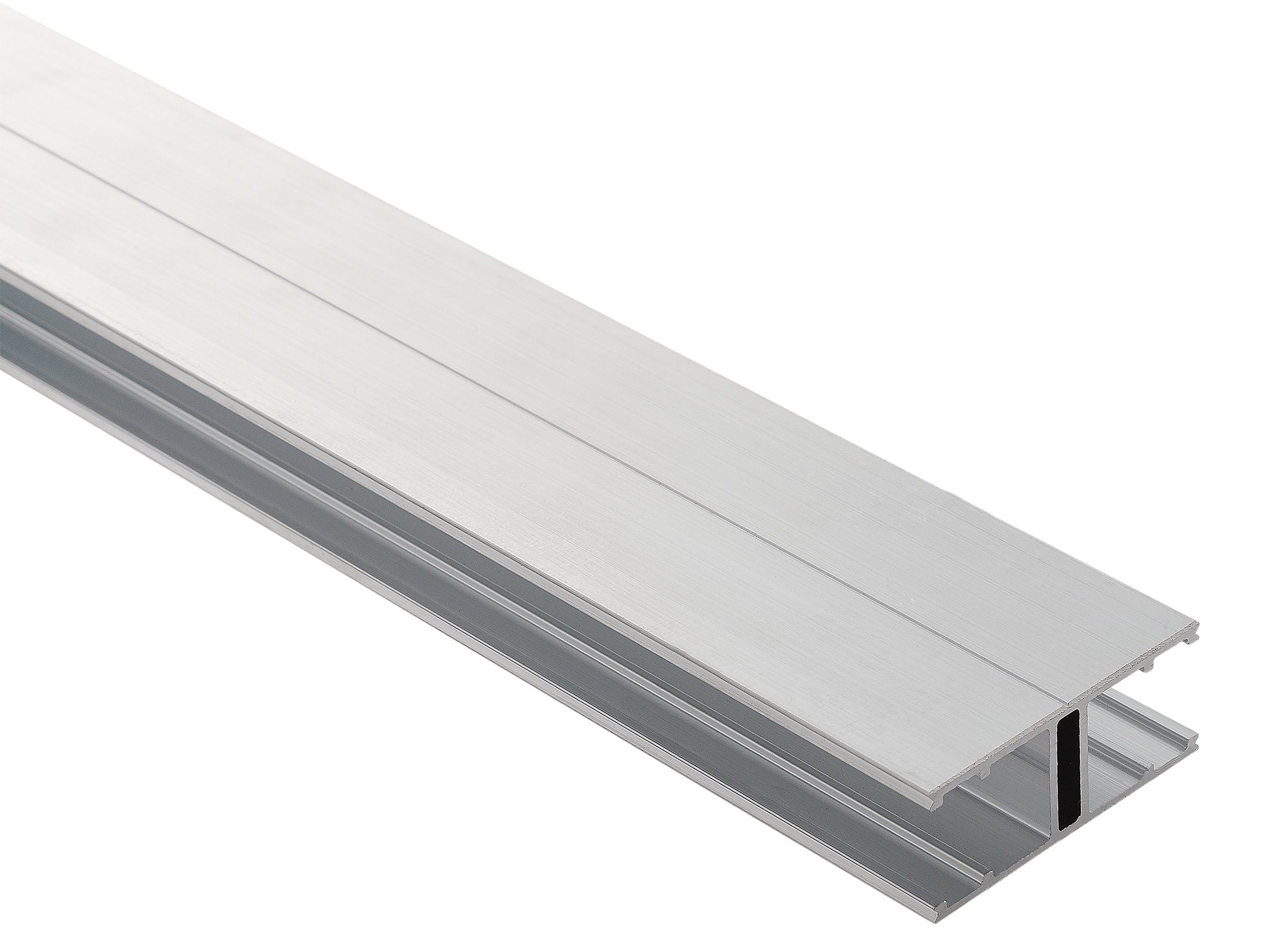 Perfil unión monoblock aluminio 6x1,6x300 cm