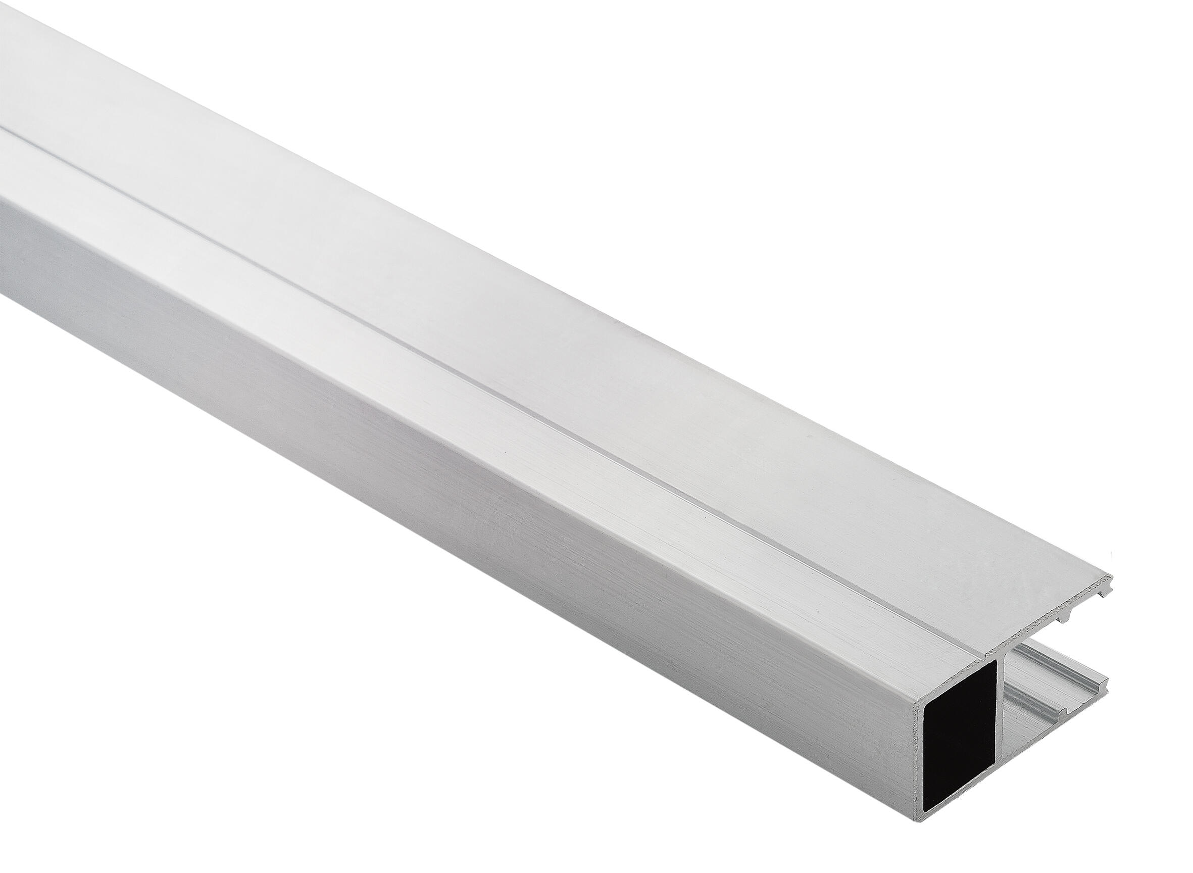 Perfil monoblock reborde aluminio 4x1,6x300 cm