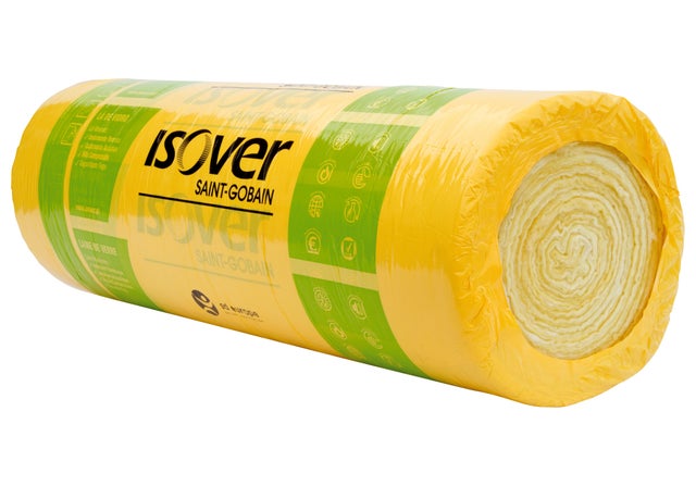 Pack rolo de lã mineral Kraft 80MM Isover 12M2
