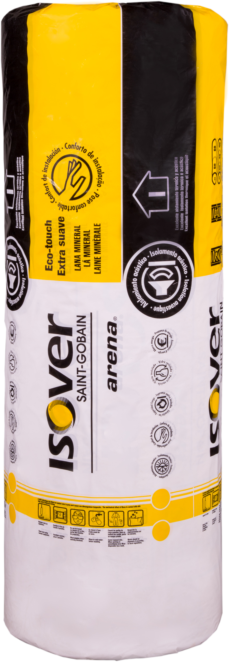 20 uds paneles Fibra de vidrio ISOVER ARENA APTA Espesor 48mm 1,35x0,4m R=1,41 - 4