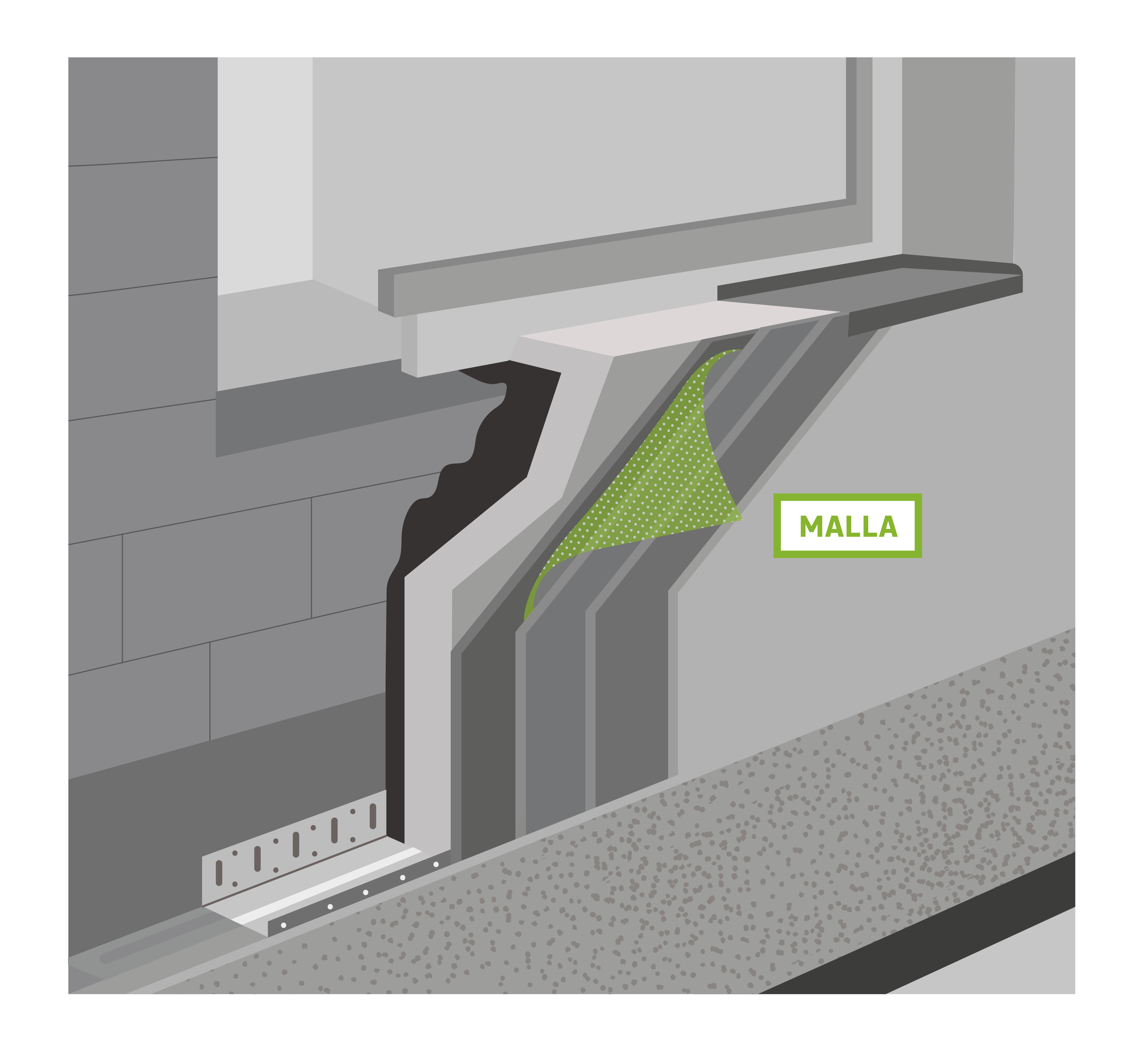 Red adhesiva 90m - 2