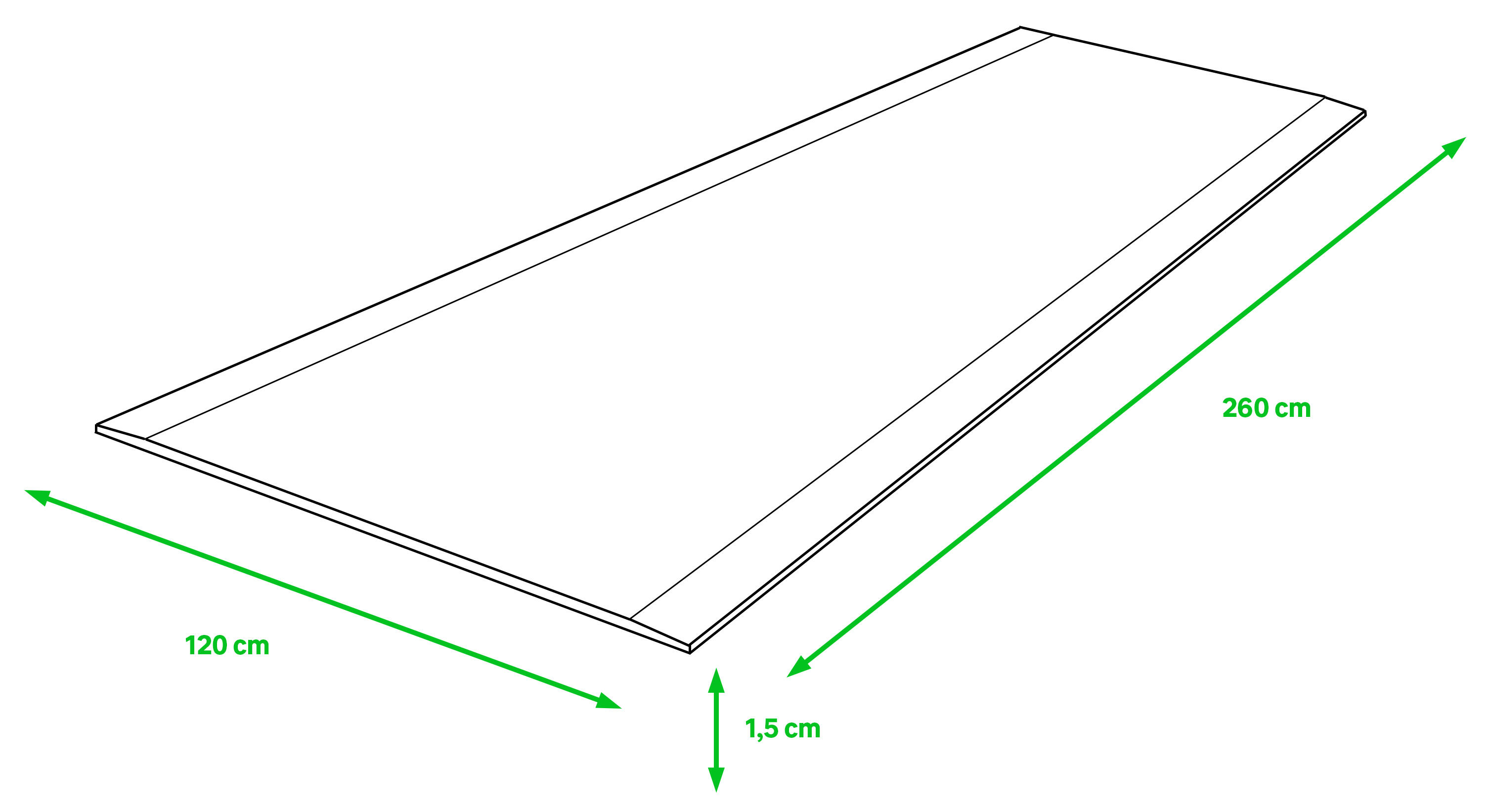 Placa de Yeso FK PPM 260 x 120 cm x 15 mm - 2