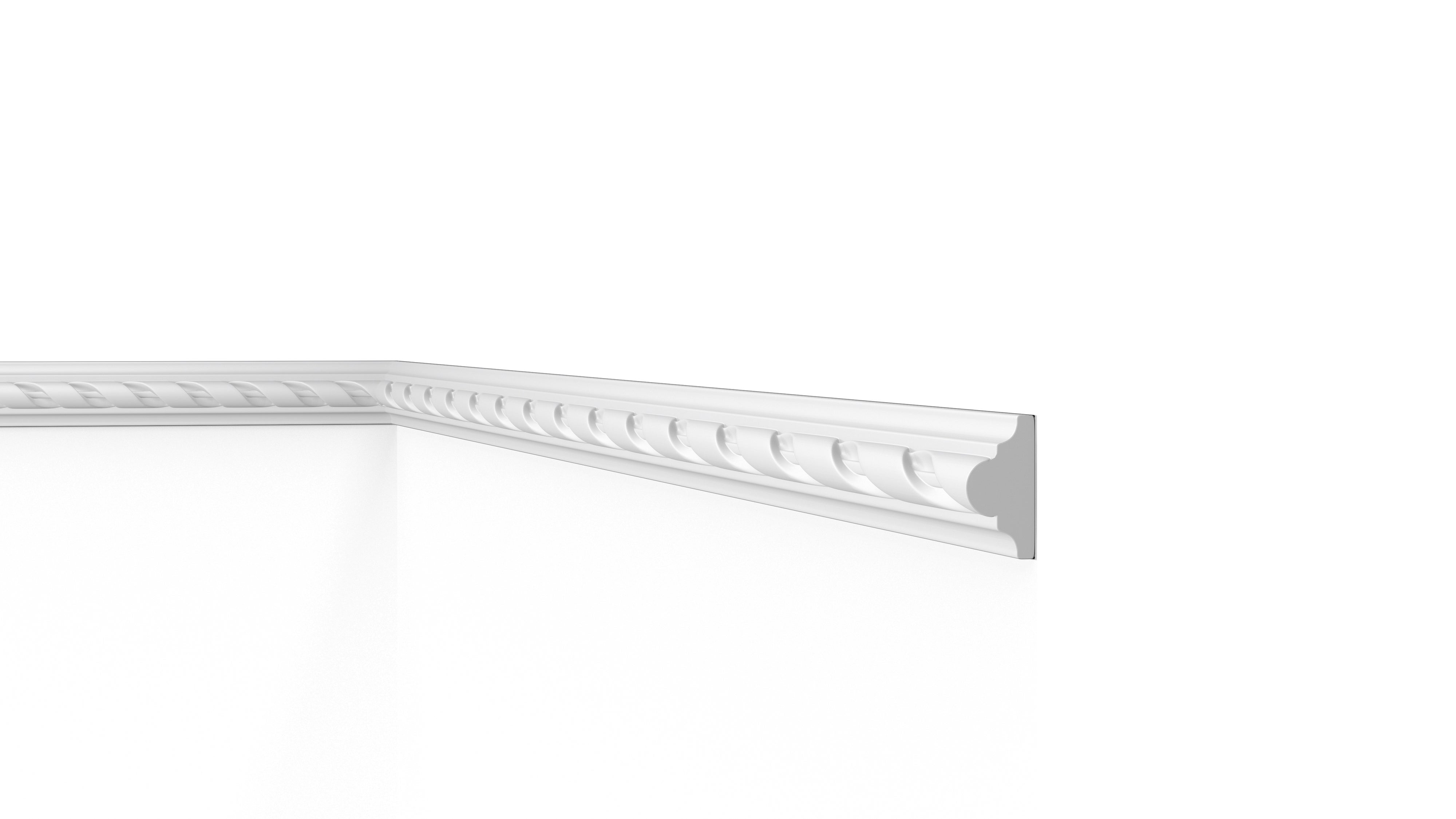 Guardasilla hdps (pared) wallstyl® wo2 38x18x2000 mm