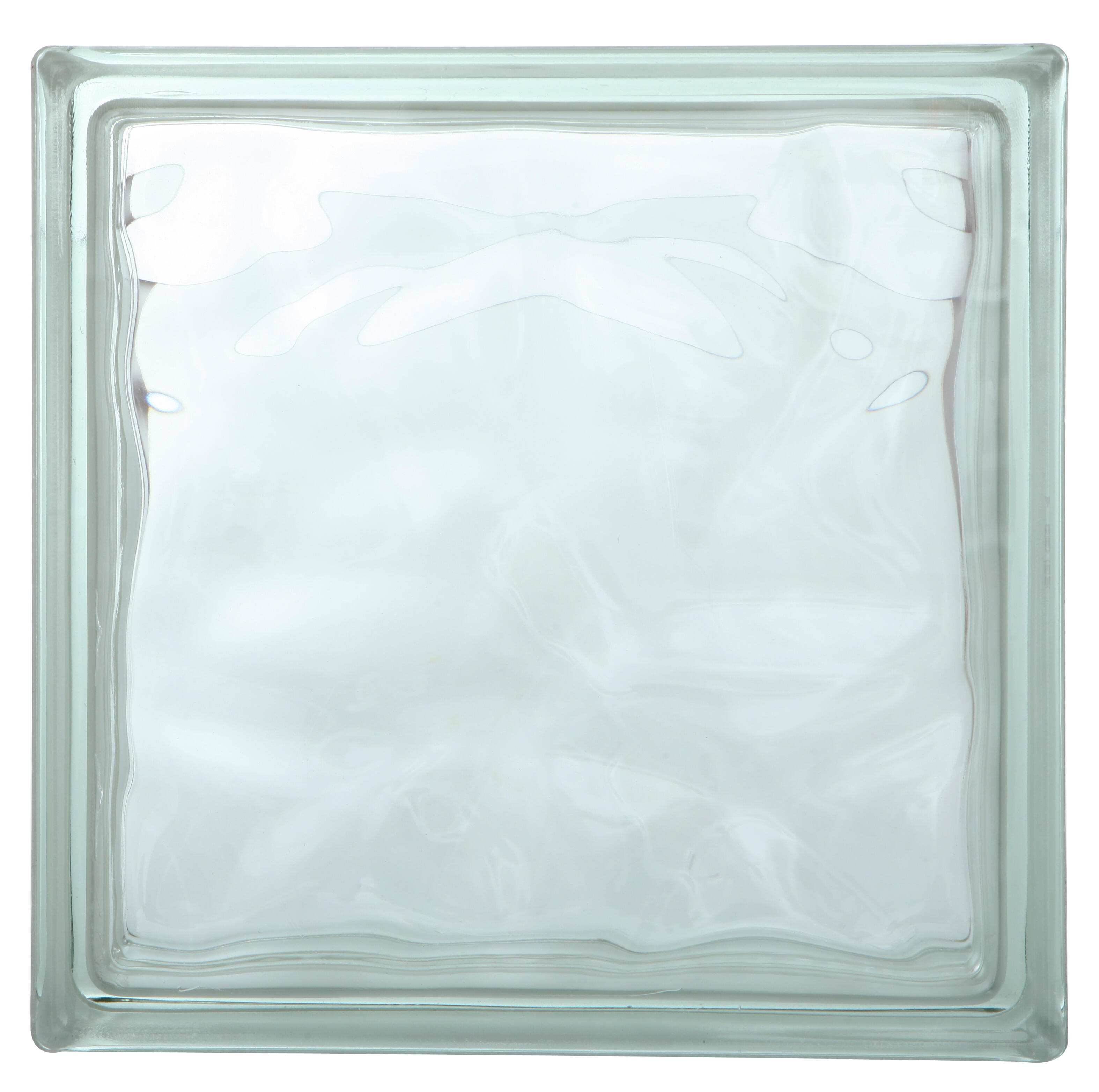 Bloque de vidrio ondulado 30x30x10 cm