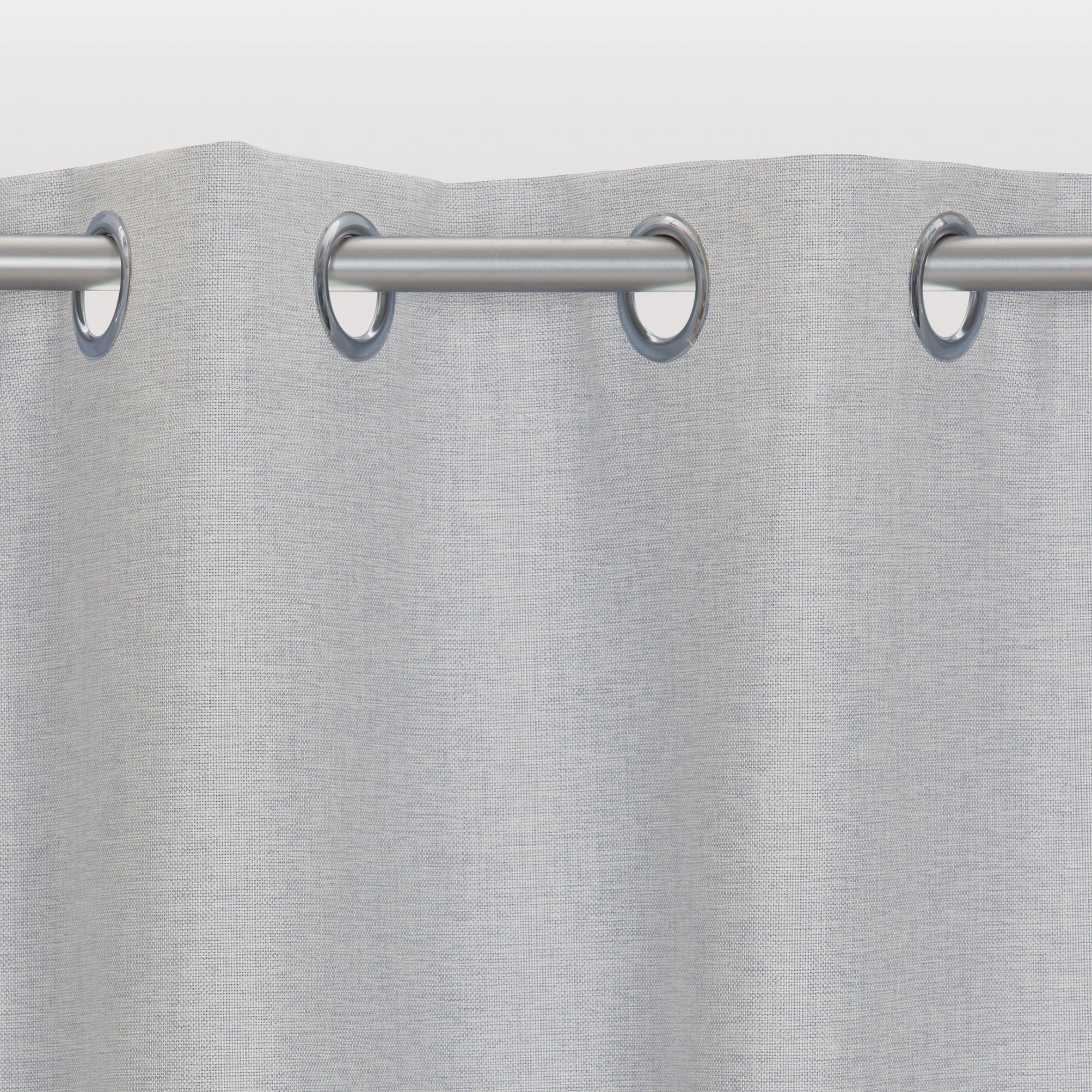 Tenda INSPIRE Cardiff grigio oscurante con rivestimento, occhiello 140x280 cm - 4