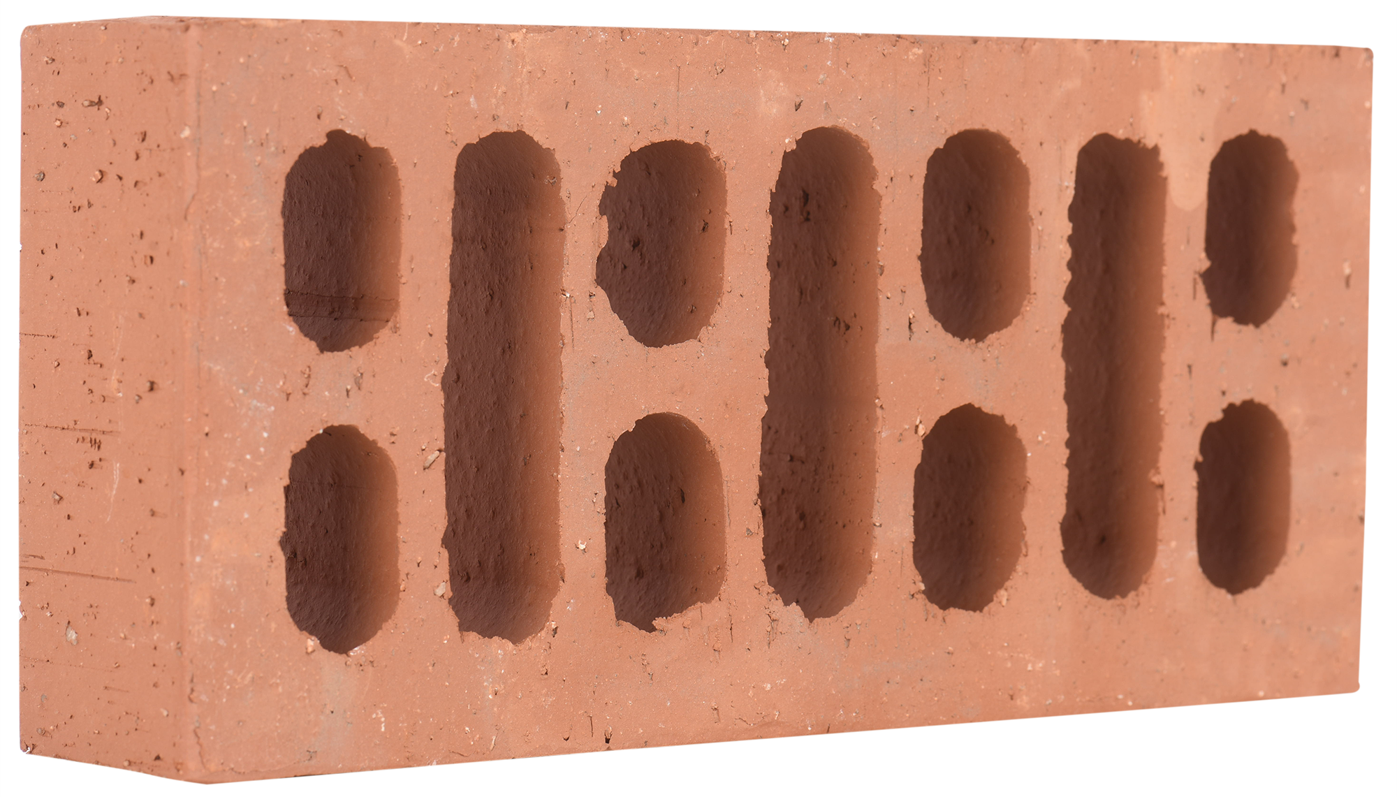 Ladrillo cara vista rojo raspado hidrófugo 11,6x4,8x24 cm - 5