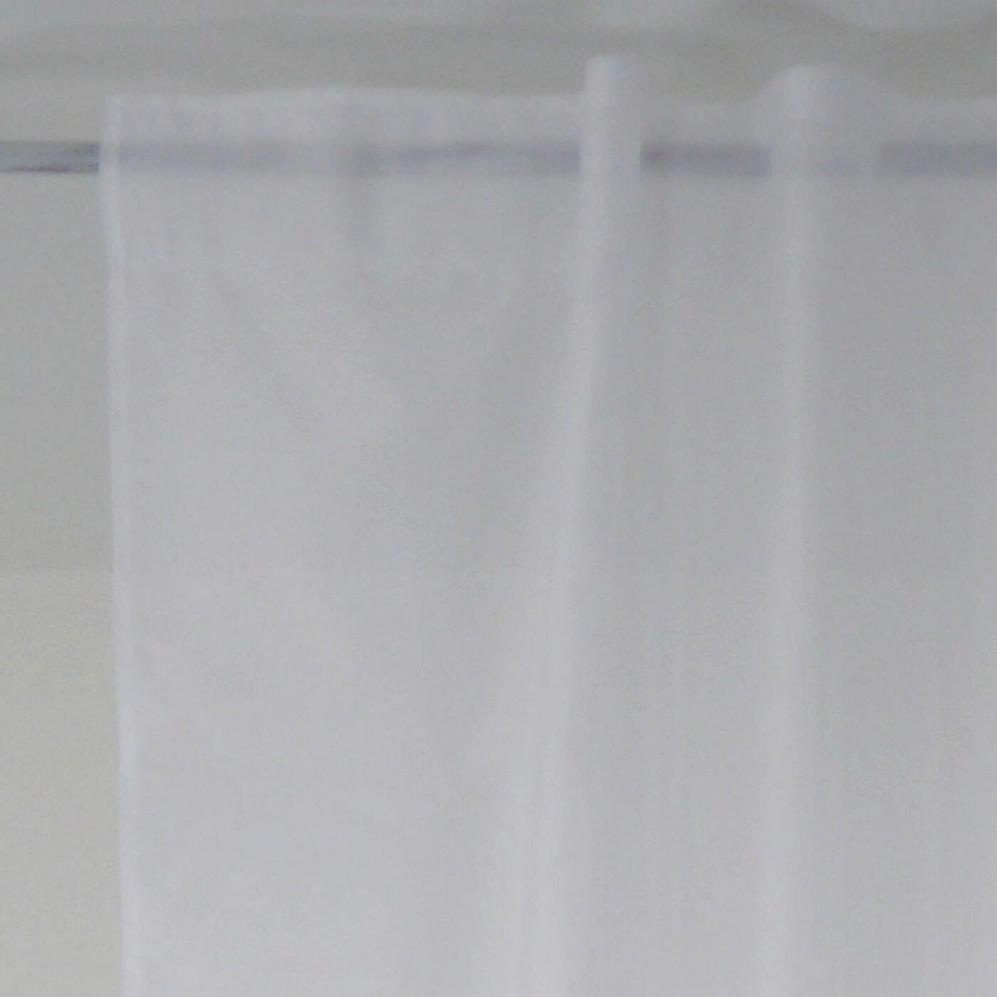 Tenda Linette bianco, fettuccia e passanti nascosti 145x300 cm - 5