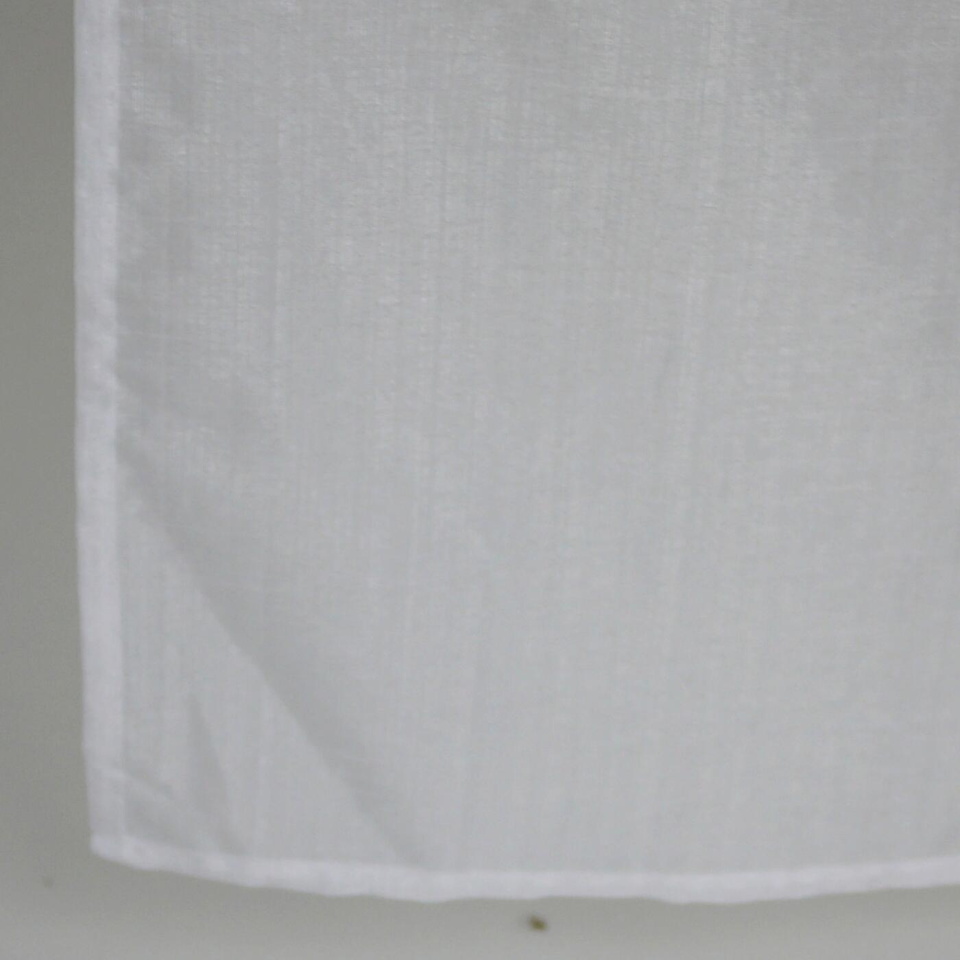 Tenda Linette bianco, fettuccia e passanti nascosti 145x300 cm - 3