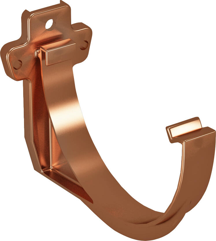 Soporte para canalón de pvc classic cobre