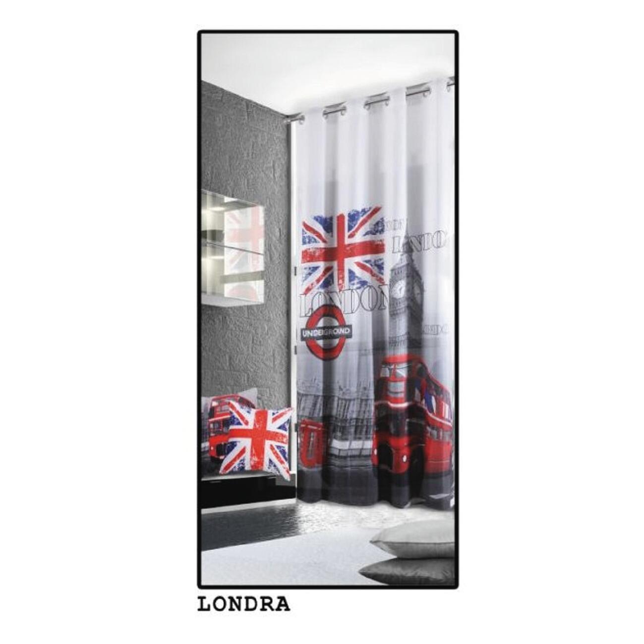 Tenda Metropolitan London multicolore, occhiello 140x280 cm - 4