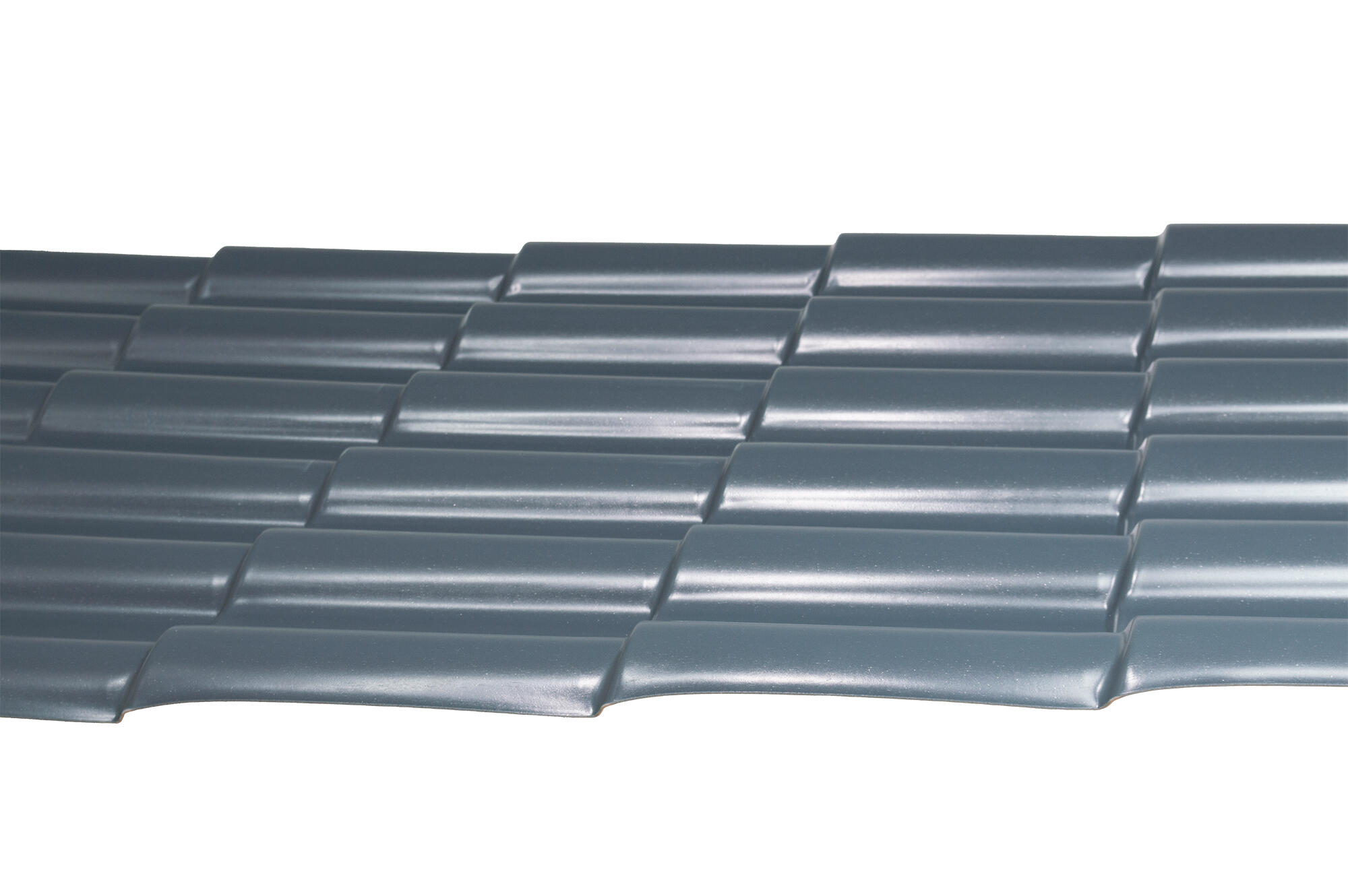 Feuille imitation tuile PVC ondulé noir l.1170 x L.1840mm RENOLIT - 7