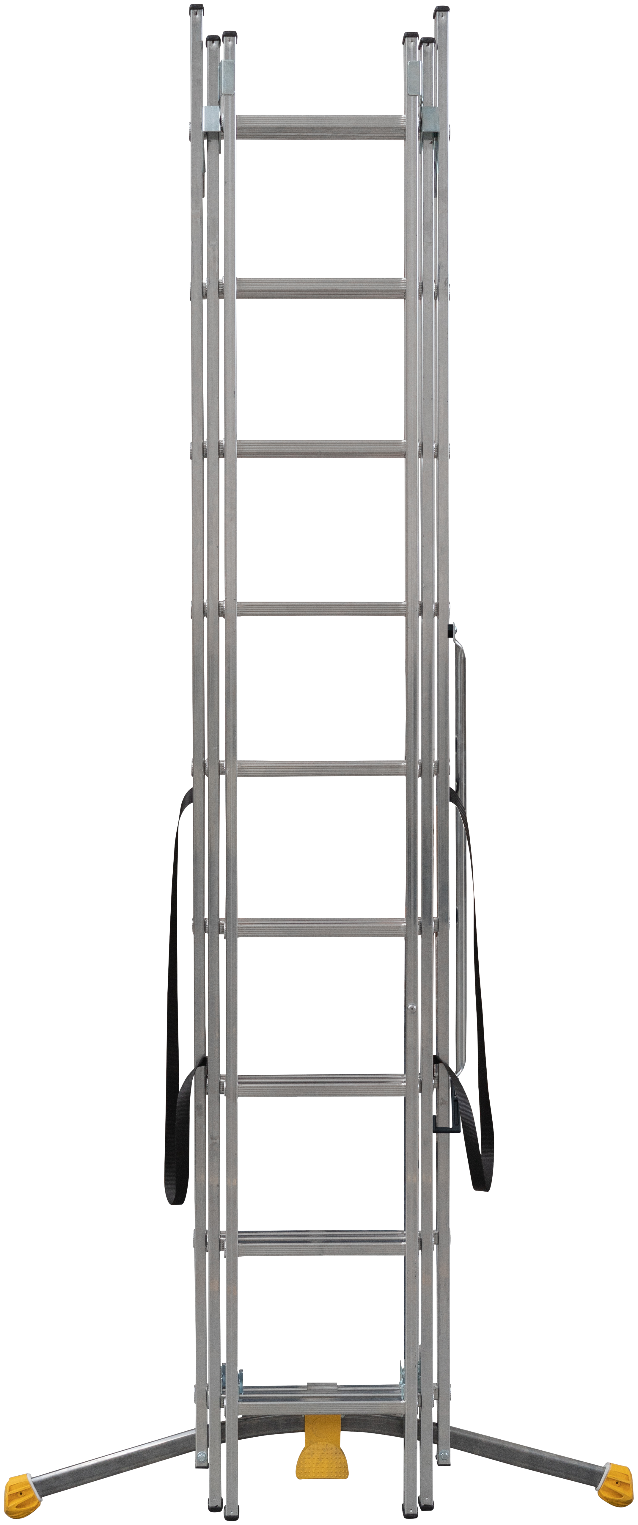 Escalera transformable aluminio 27 peldaños HAILO altura máxima de trabajo 6,31 m - 9