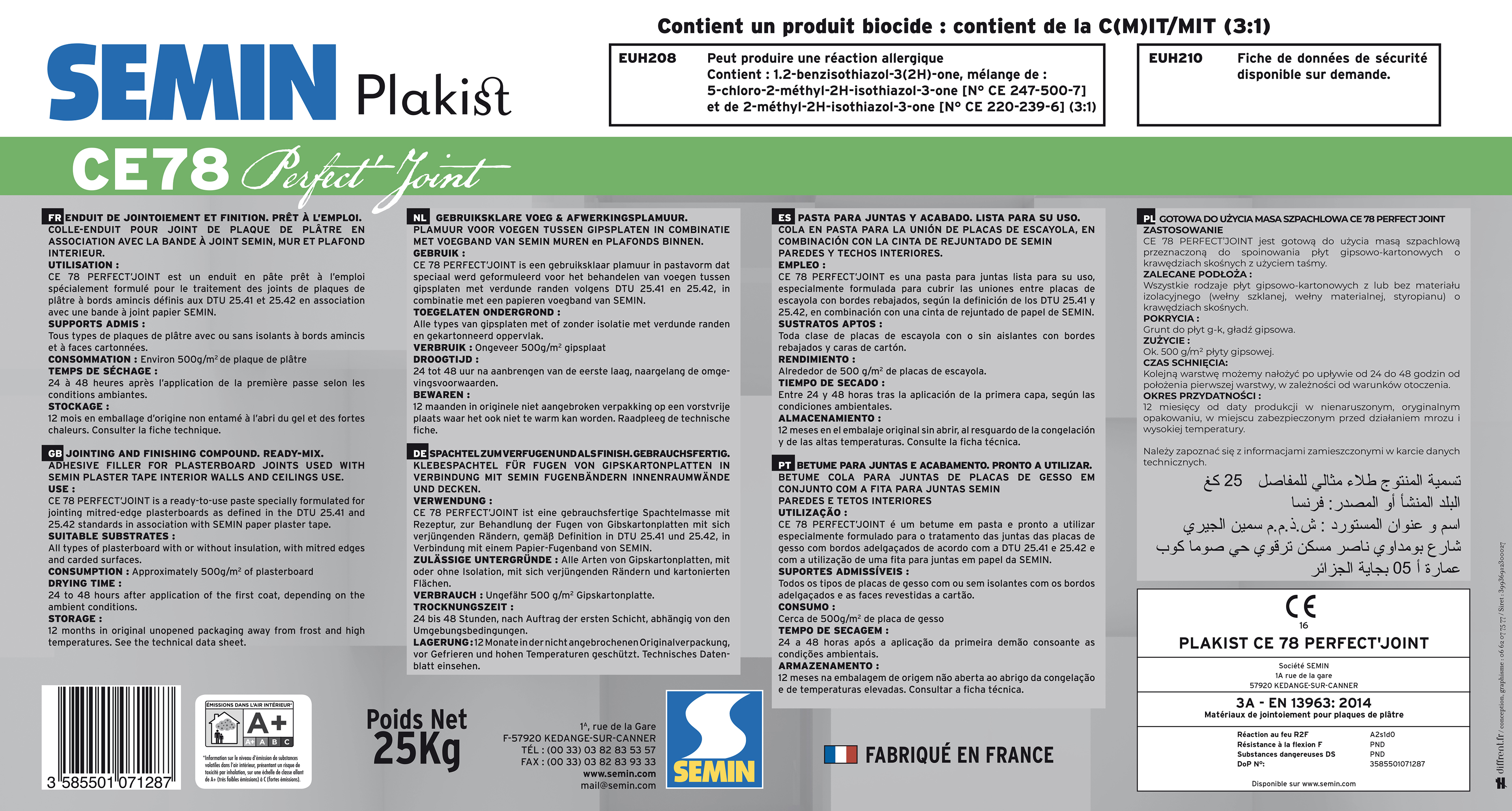 Junta de 78 perfecta 25 kg - 2