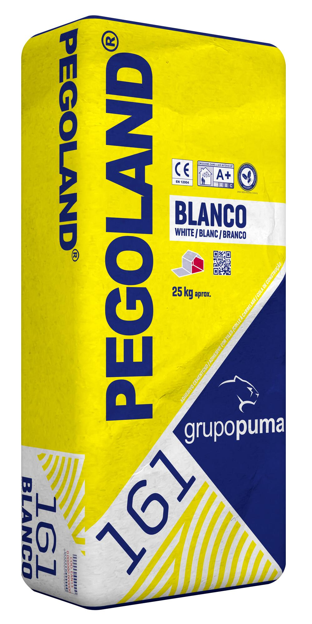 Cemento cola pegoland blanco 25 kg