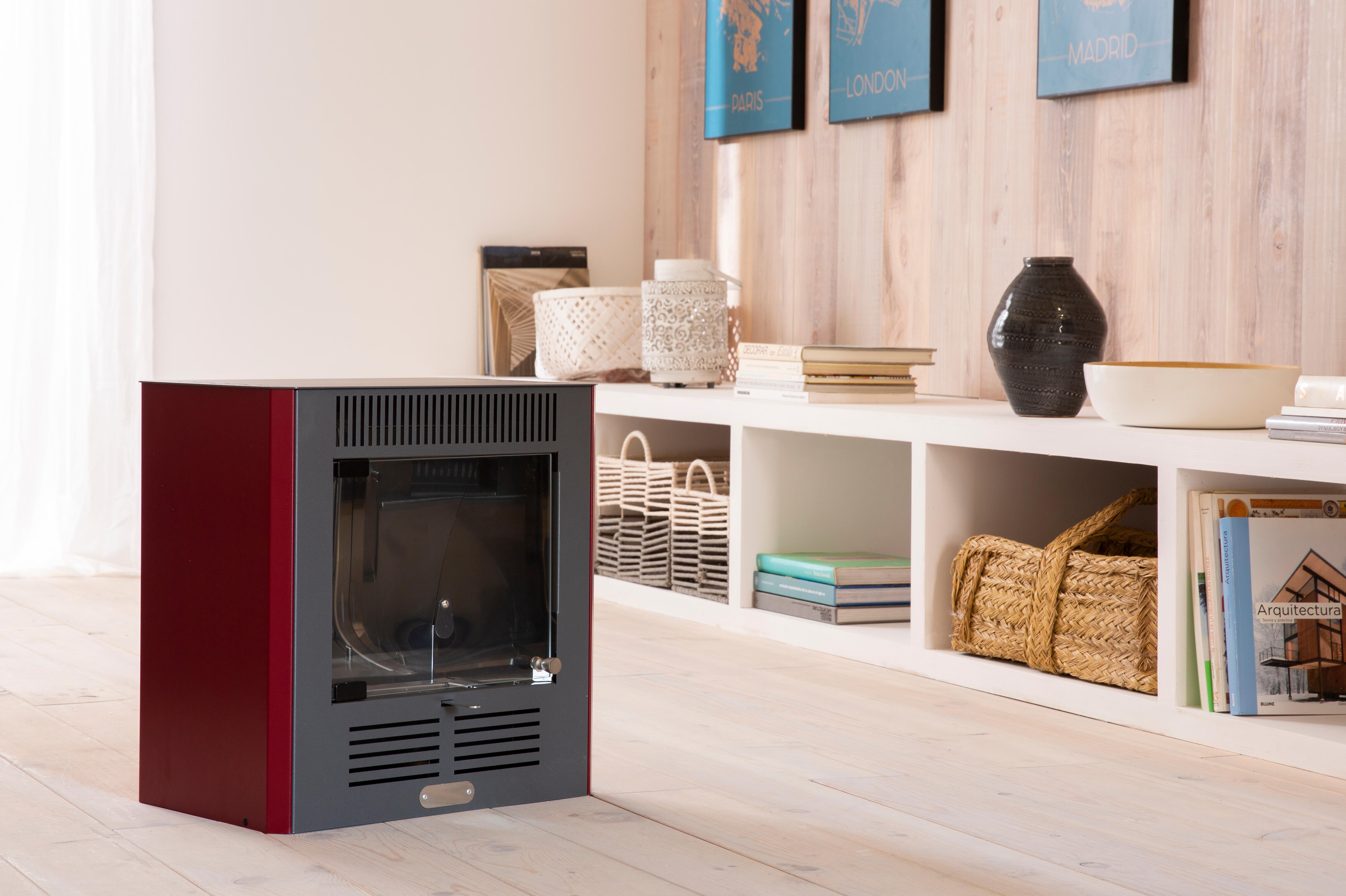 Stufa bio-alcol RUBY Mini bordeaux - 5