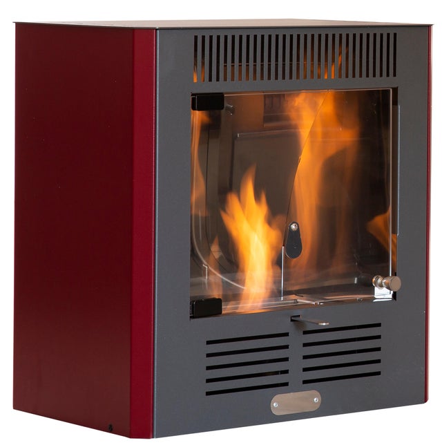 Stufa a bioetanolo in acciaio bordeaux 2.3 Kw 1.5 l H48.5 x P31 x L45 cm RUBY Mini