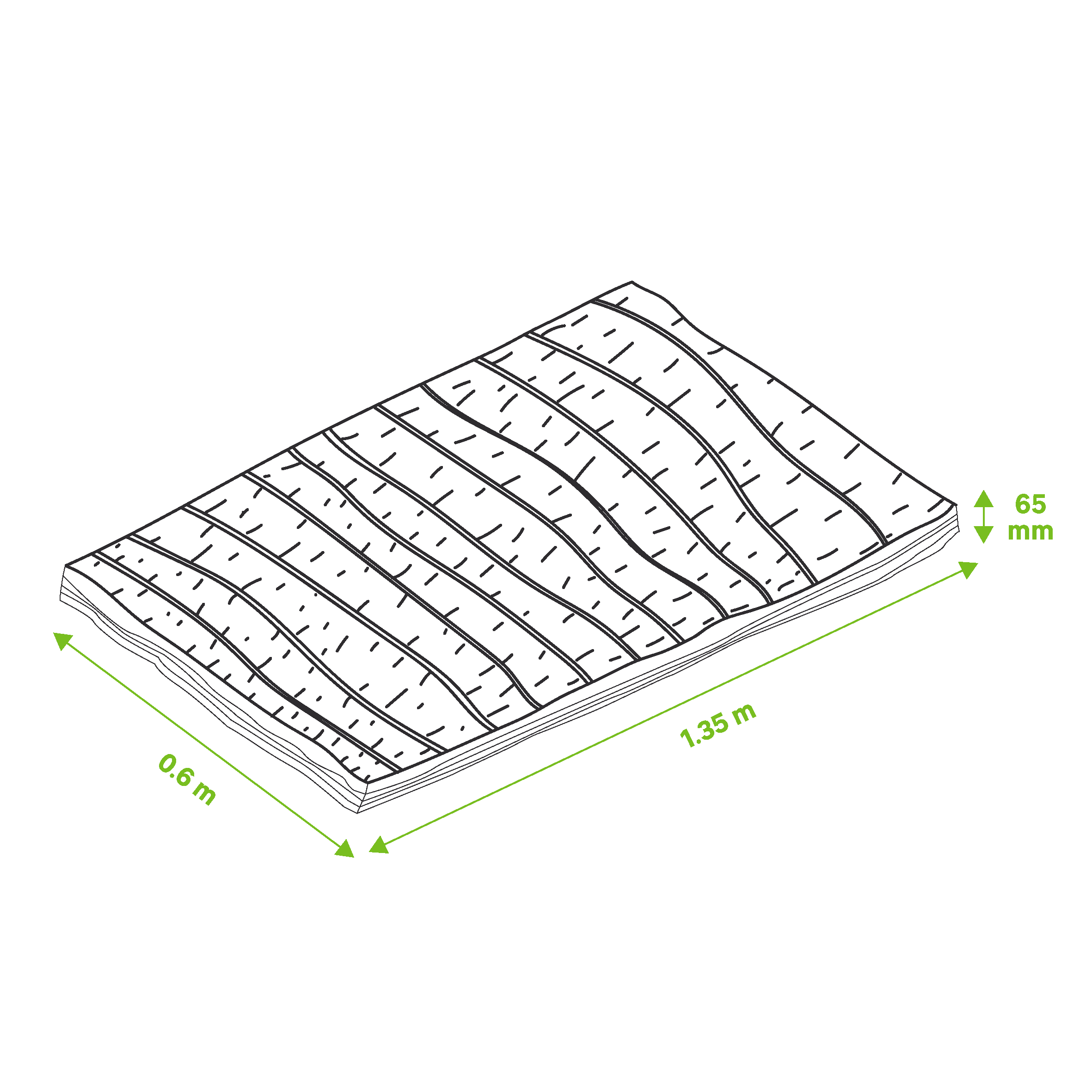 10 uds paneles Fibra de vidrio ISOVER ARENA APTA Espesor 65mm 1,35x0,6m R=1,91 - 2
