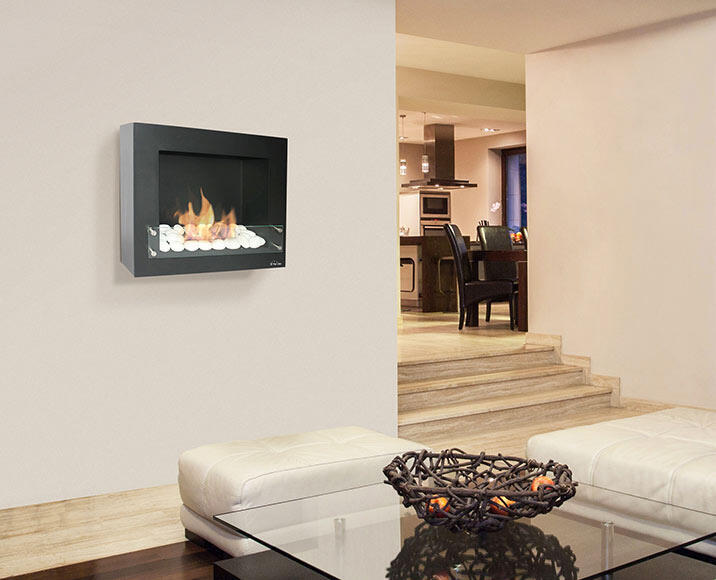 Estufa de bioetanol purline bestbio negro