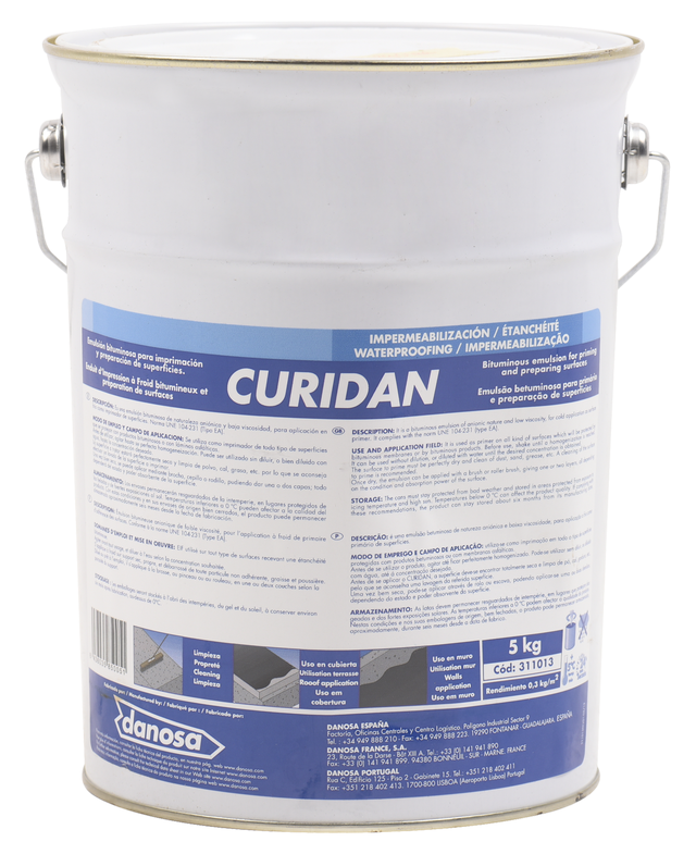 Emulsão betuminosa DANOSA CURIDAN 5KG