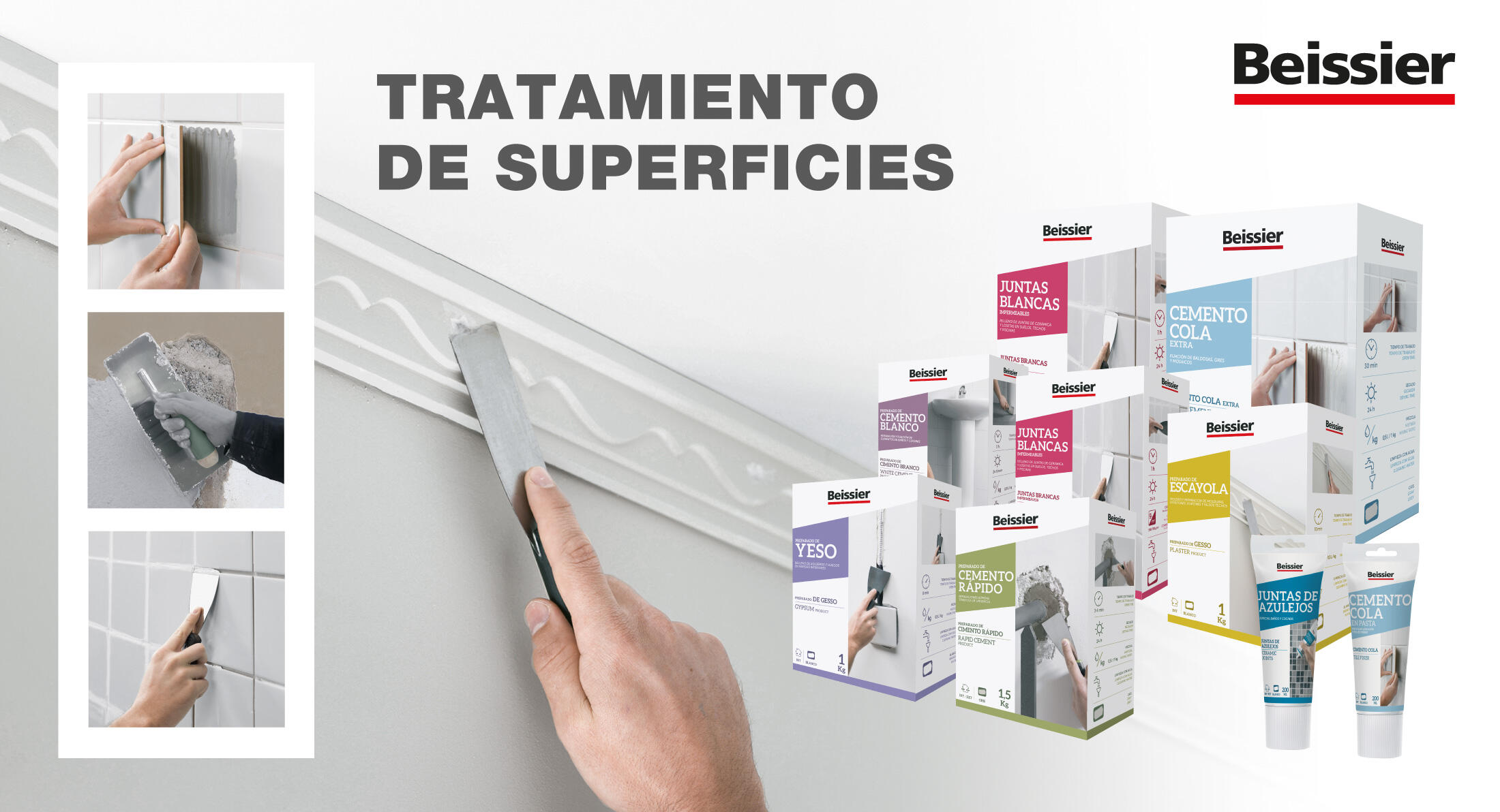 Cemento cola en pasta BEISSIER 1kg - 4