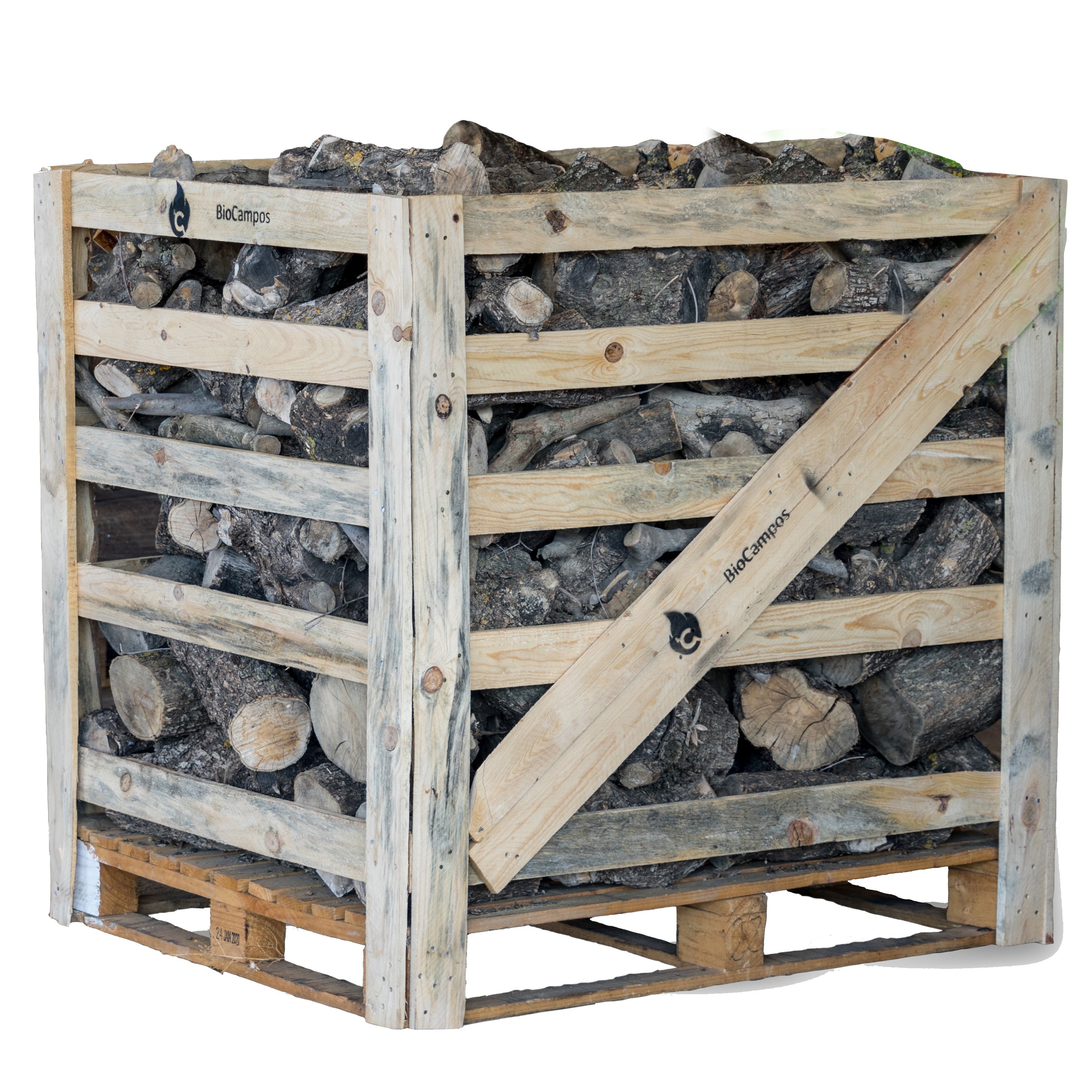 Palet de leña de olivo MADERAS CAMPOS de 650 kg - 2