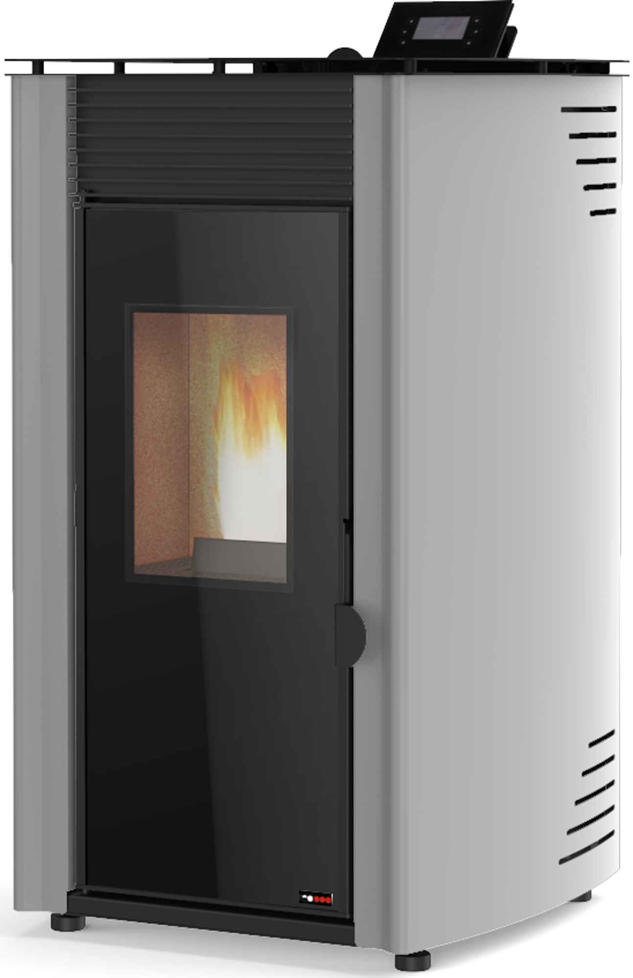 Estufa de pellet redpod first advance 8 kw gris