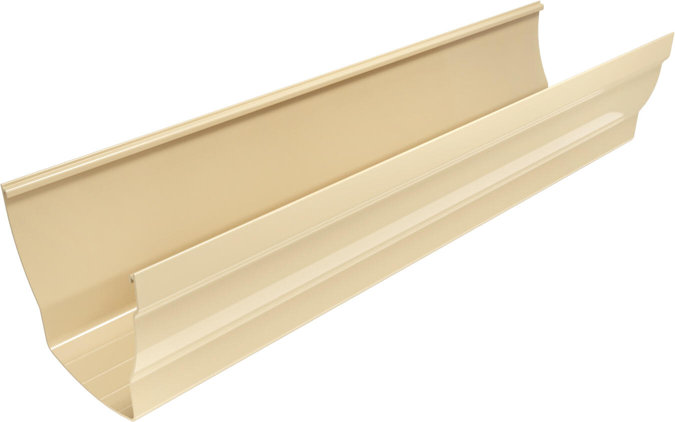 Canalón PVC cuadrado elegance 120MM X 3M beige | Leroy Merlin