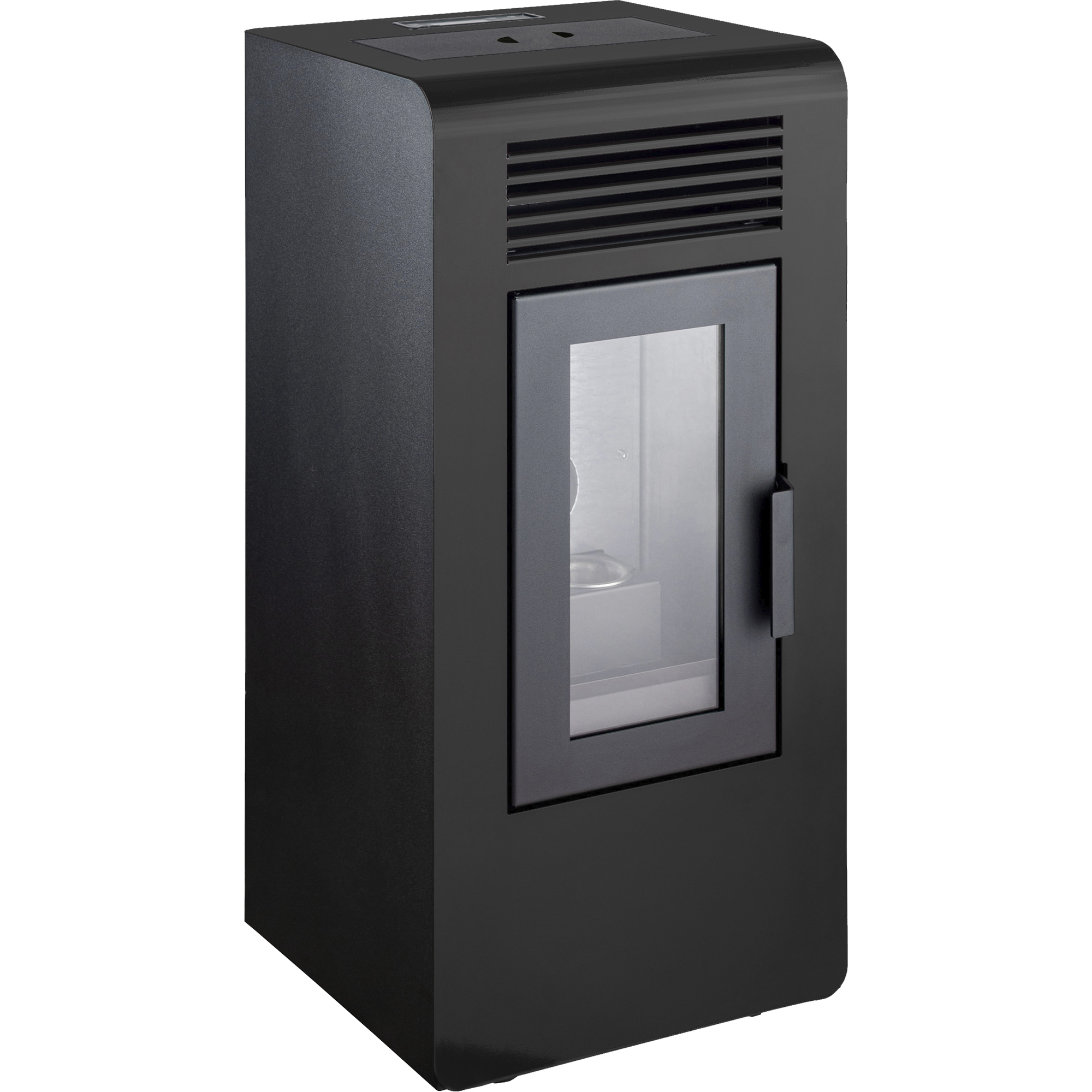 Estufa de pellet qlima eco 1700 negra de 6.7 kw