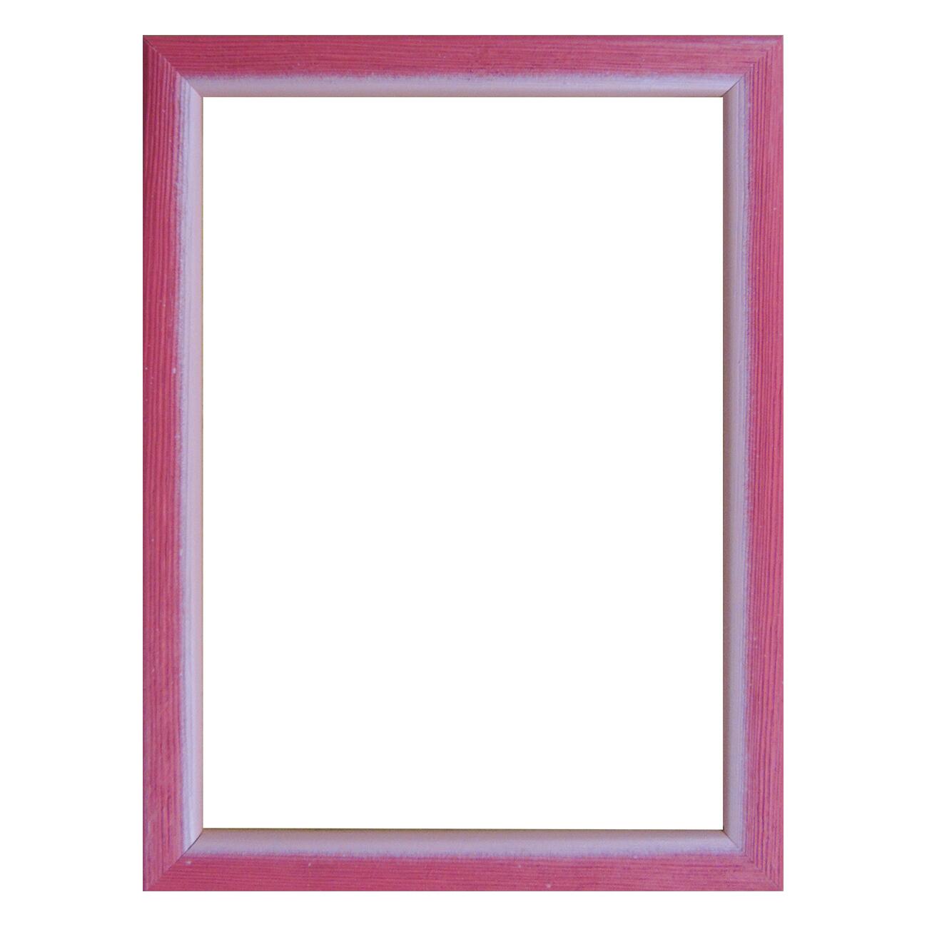 Cornice61x91 cm in legno rosa e fucsia per foto INSPIRE Bicolor