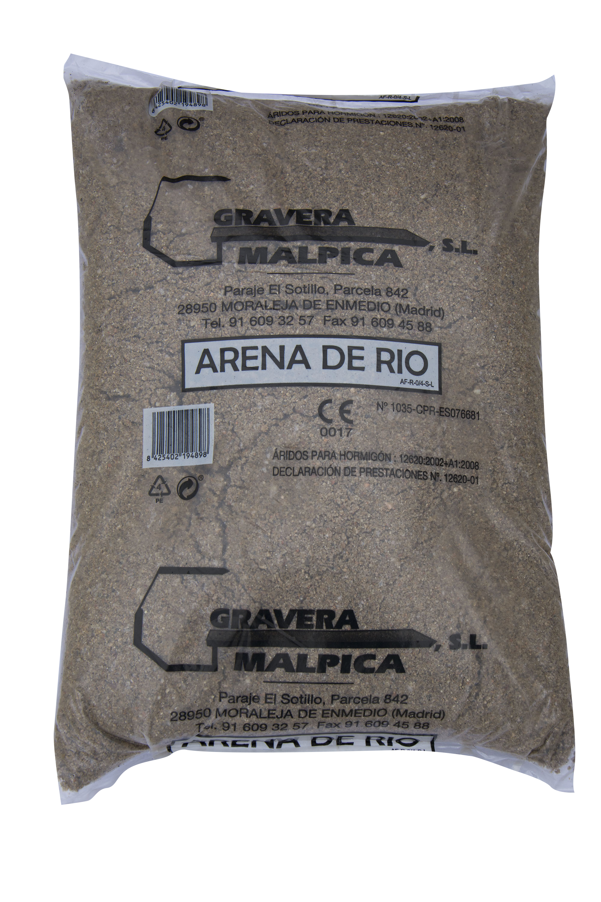 Arena de río de 0 a 4 mm 15 kg beige - 2