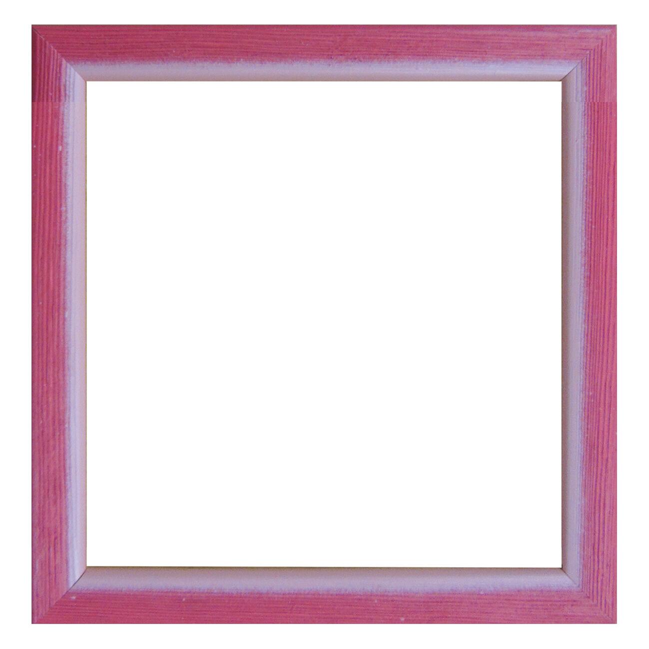 Cornice In Legno Rosa Per Foto 13x18 Cm – Con Vetro, Supporto, Per Tavolo O Parete
