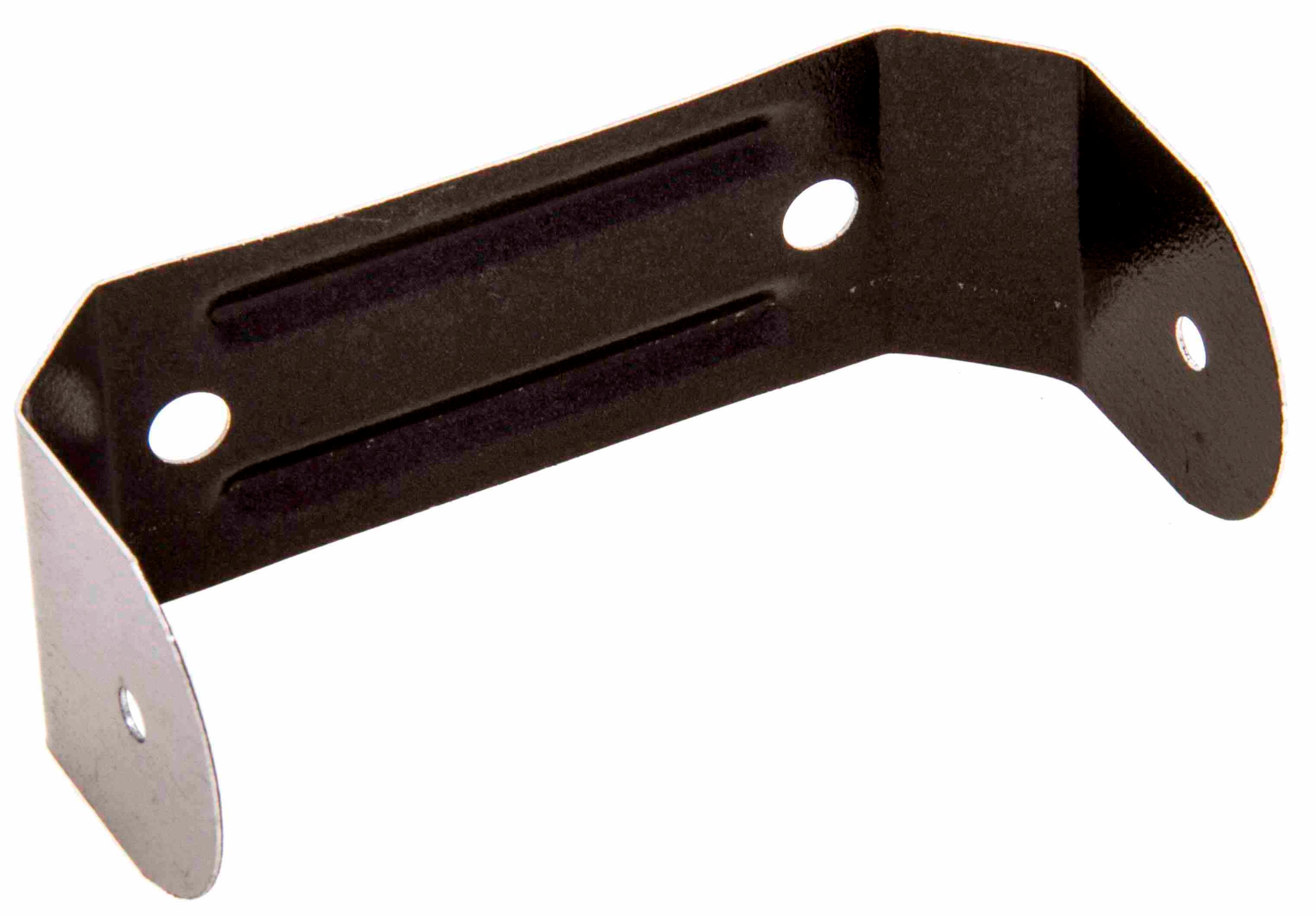 Grapa aluminio de bajante rectangular 60x80 tipo u burdeos