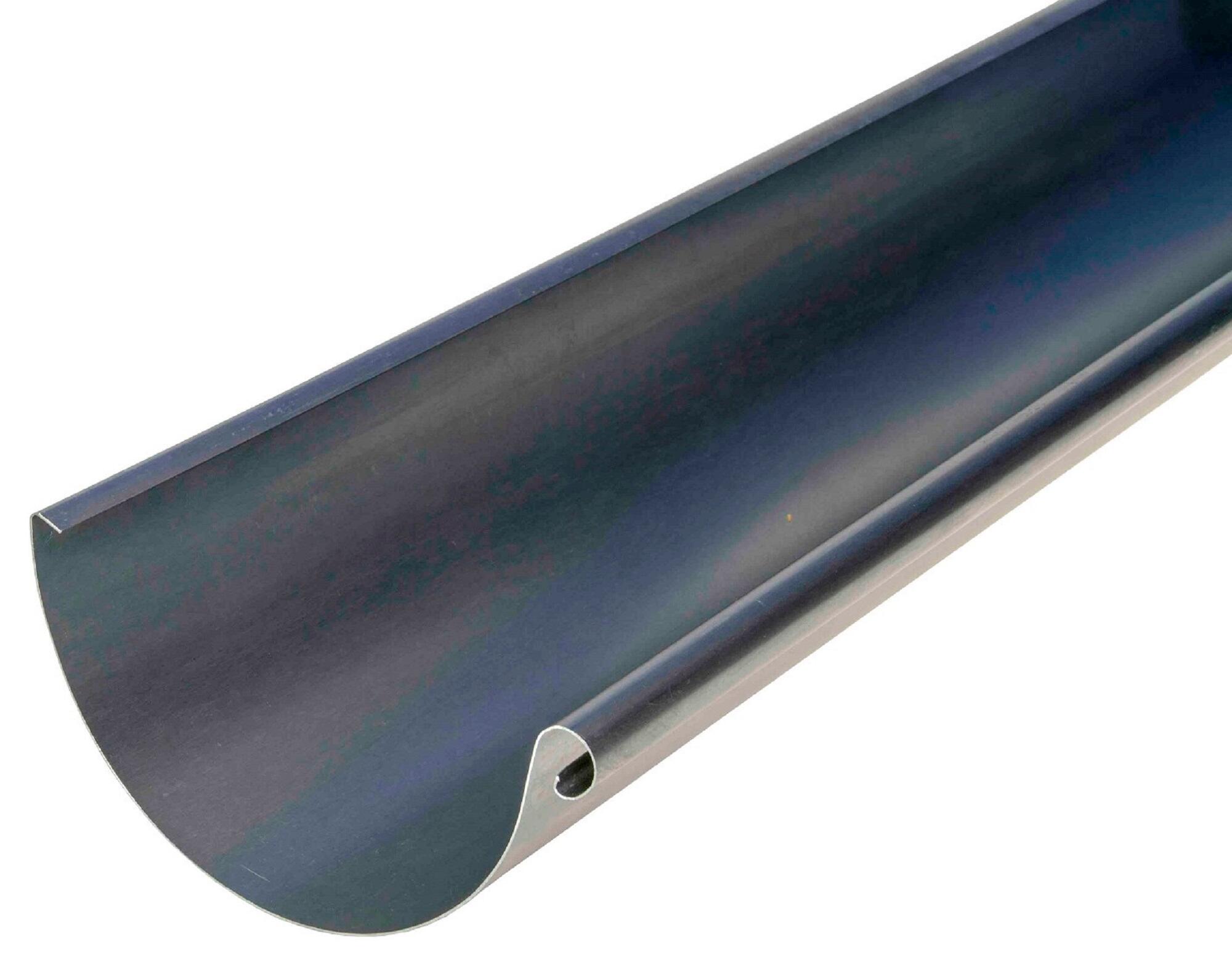 Canalón aluminio redondo euro 280mm x 3m aluminio