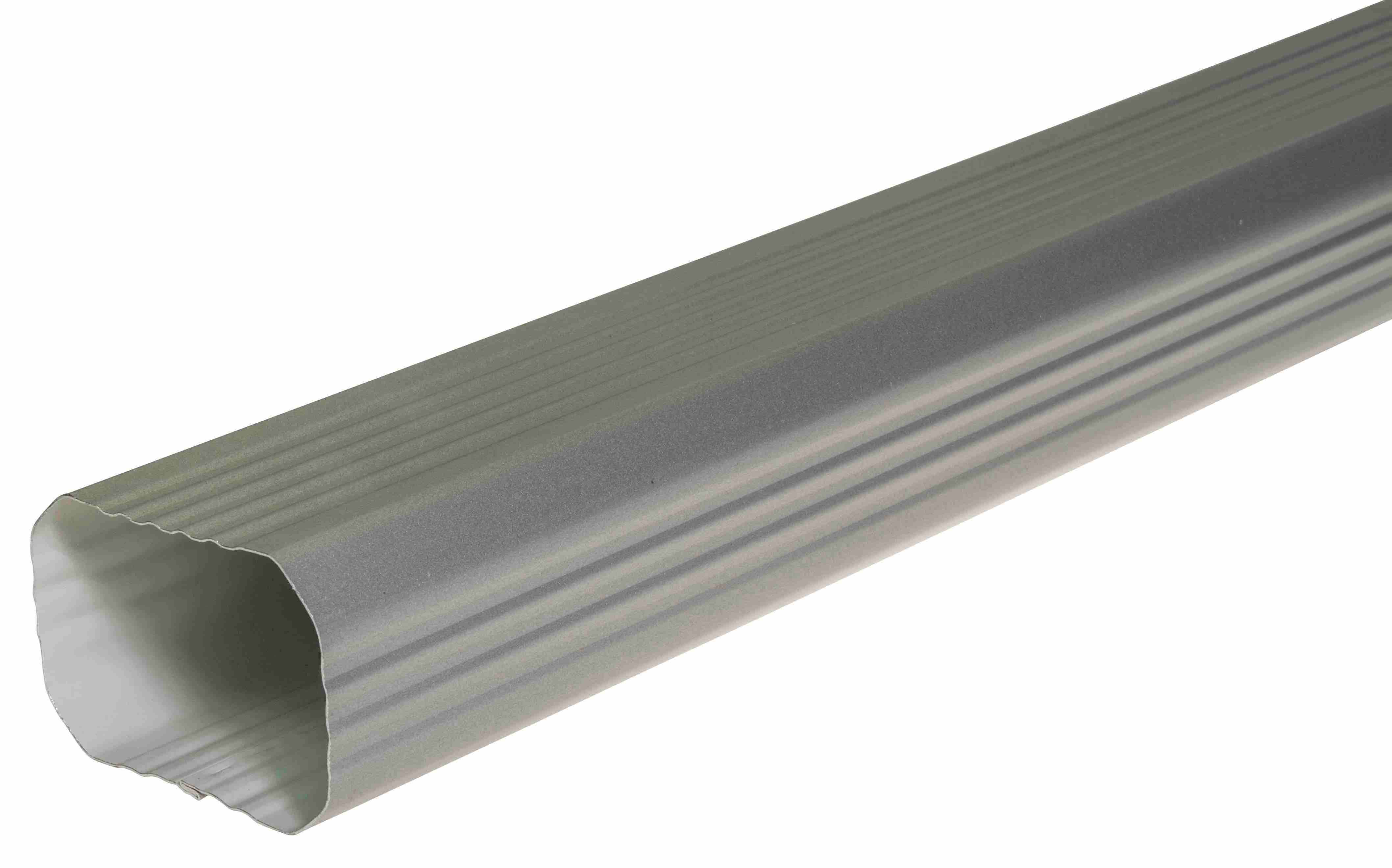 Bajante canalón aluminio rectangular 60x80mm x 3m cobre