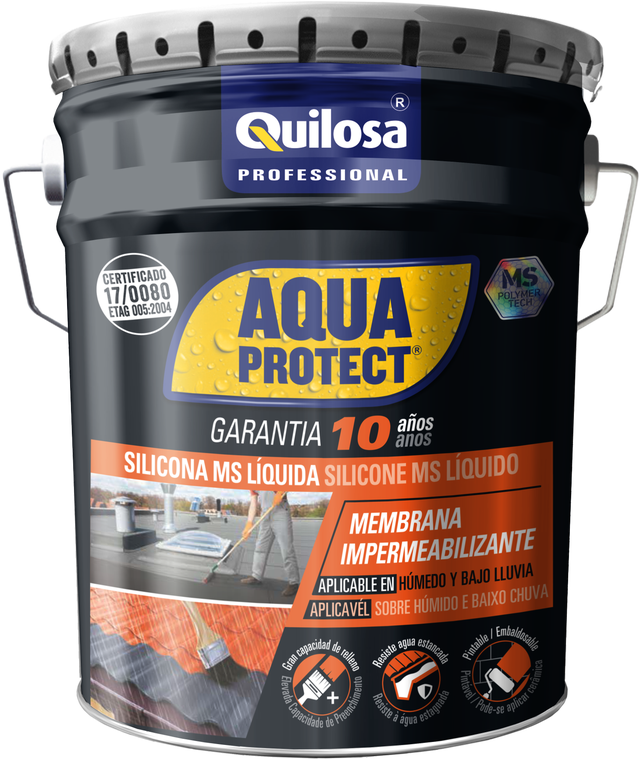 Impermeabilizante exterior QUILOSA AQUAPROTECT 5KG CINZA