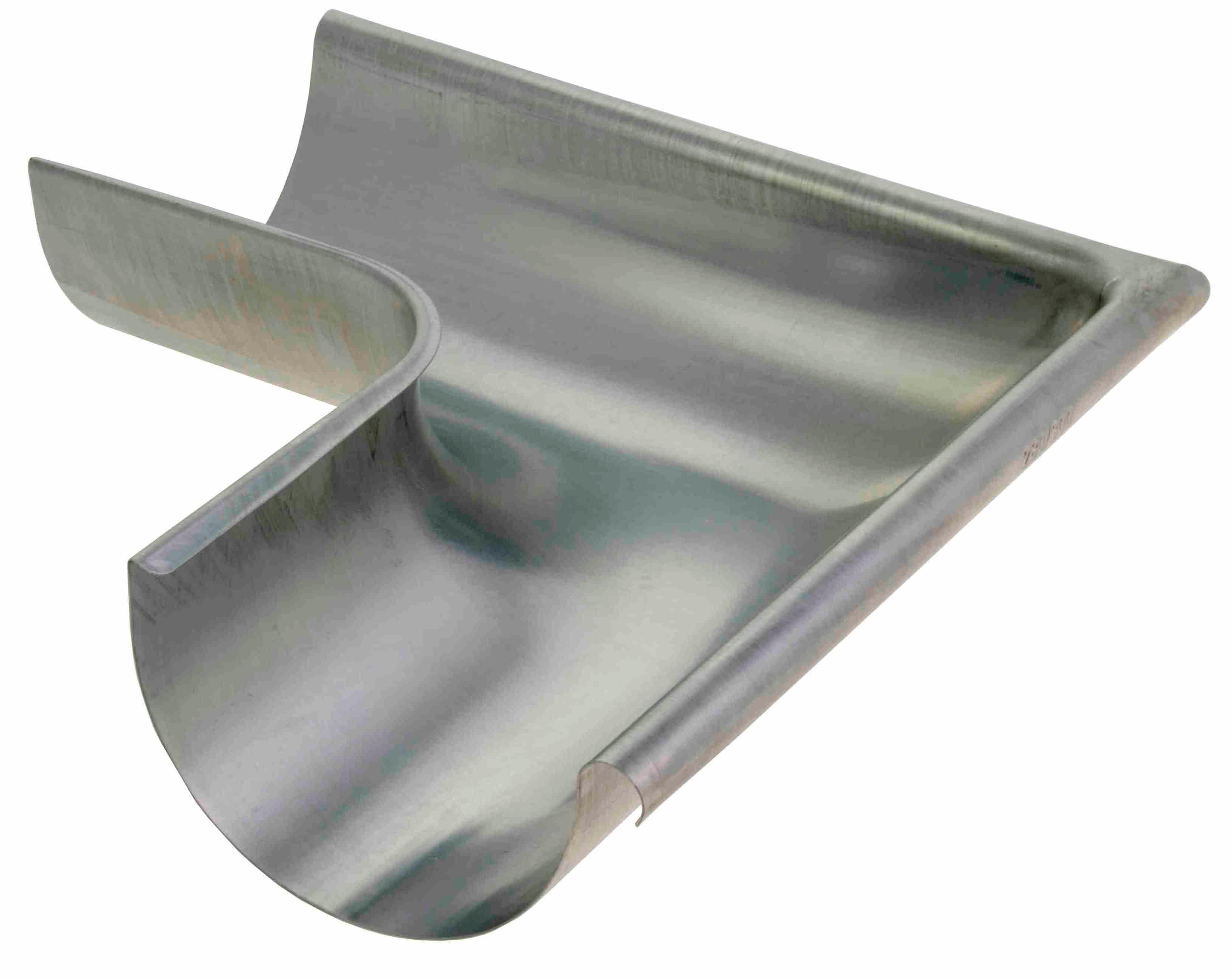 Inglete exterior para canalón prelacado blanco 280